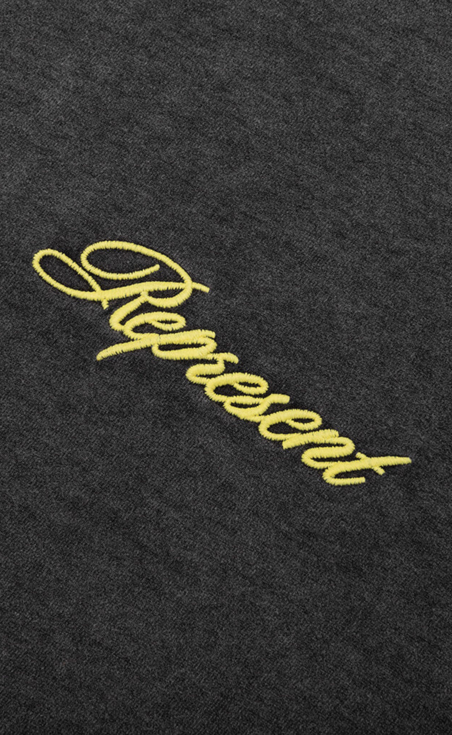 SCRIPT LOGO VINTAGE GREY T-SHIRT