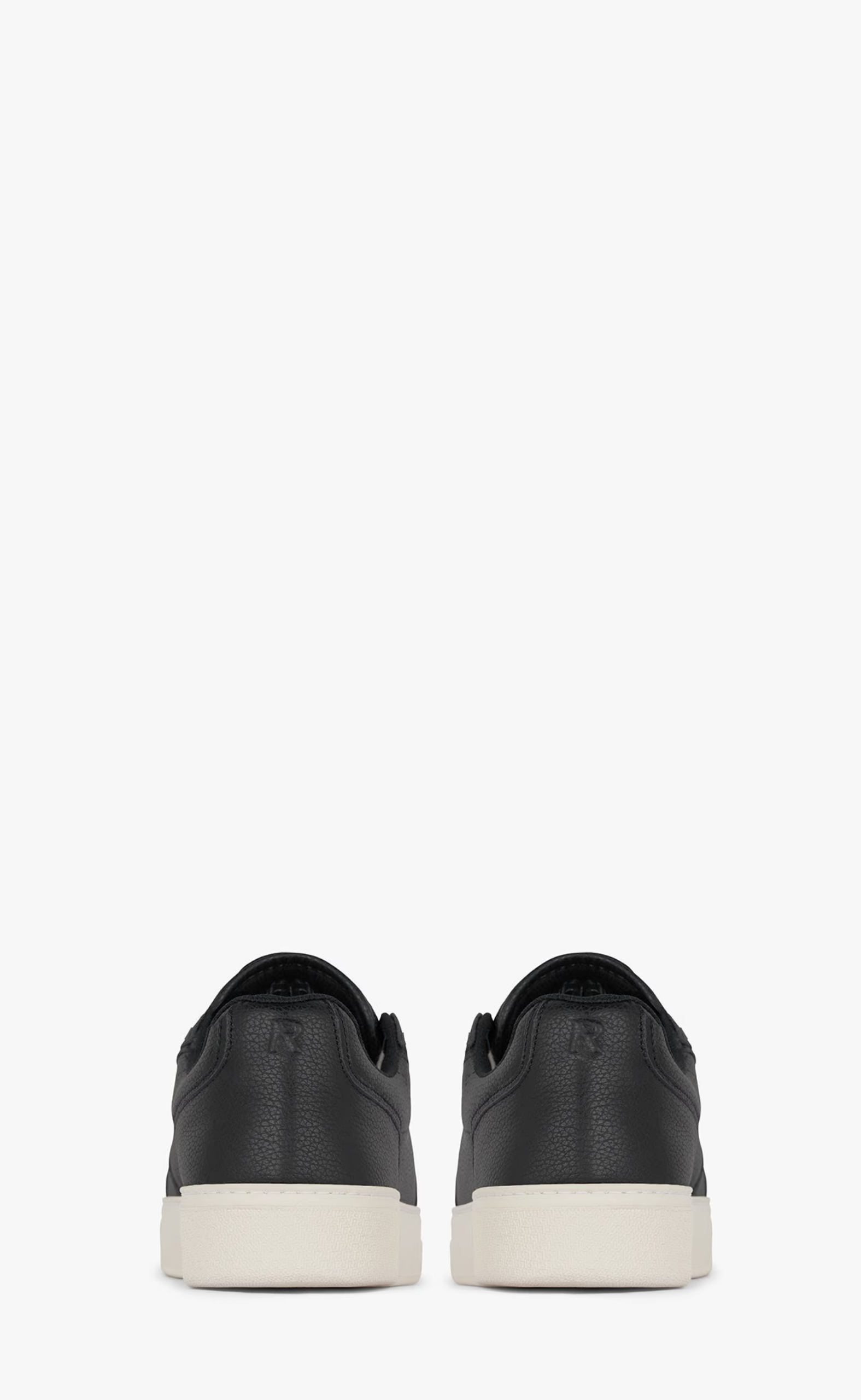 INITIAL LEATHER BLACK SNEAKER