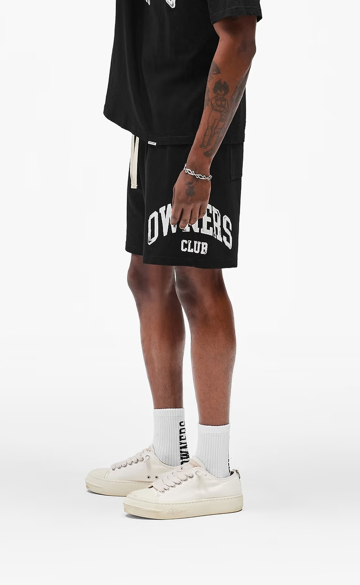 OWNERS MESH JET BLACK SHORTS
