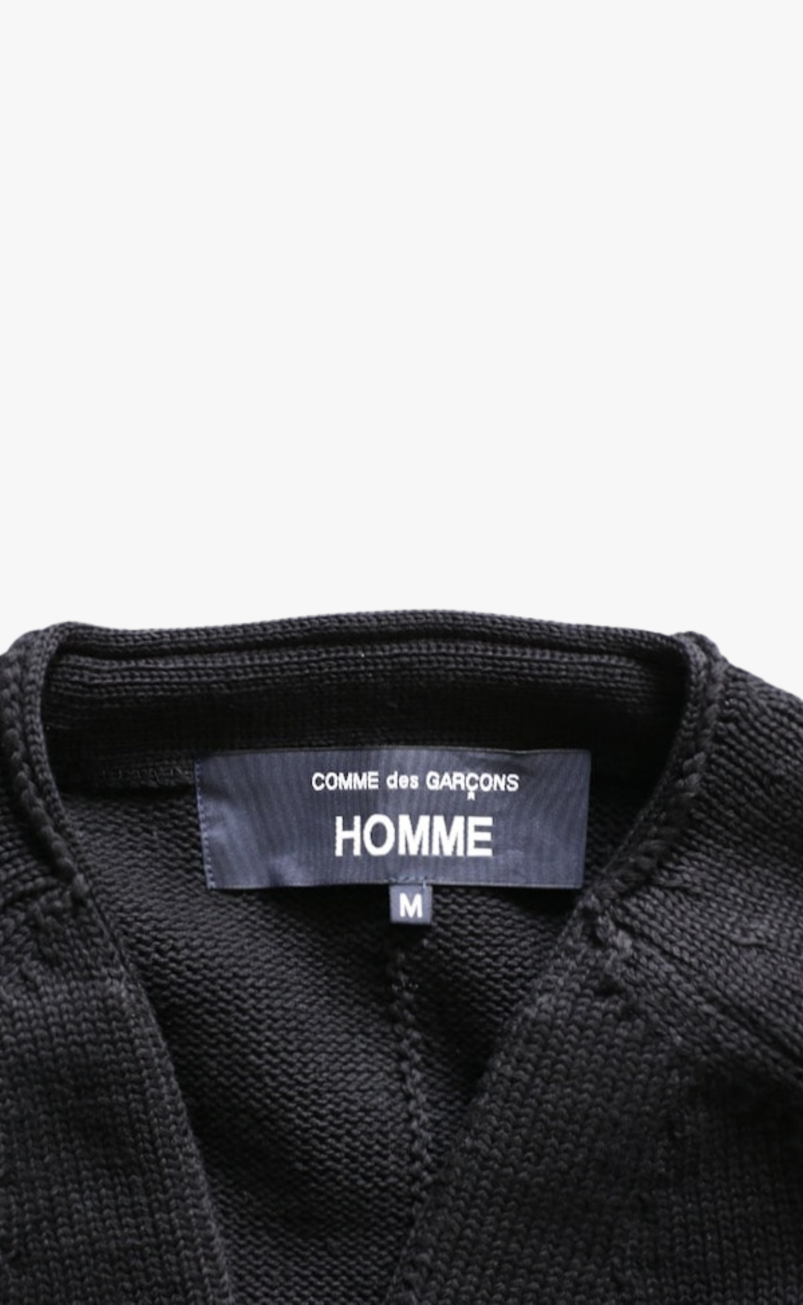 KNIT POCKET BLACK CARDIGAN