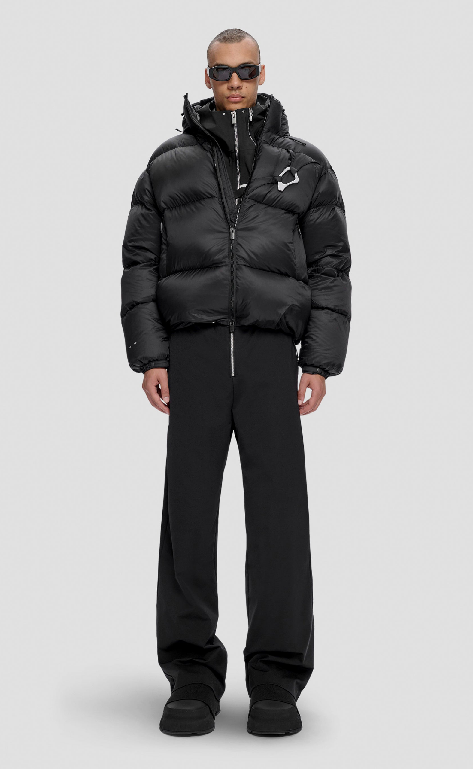 LUMEN DOWN PUFFER BLACK JACKET