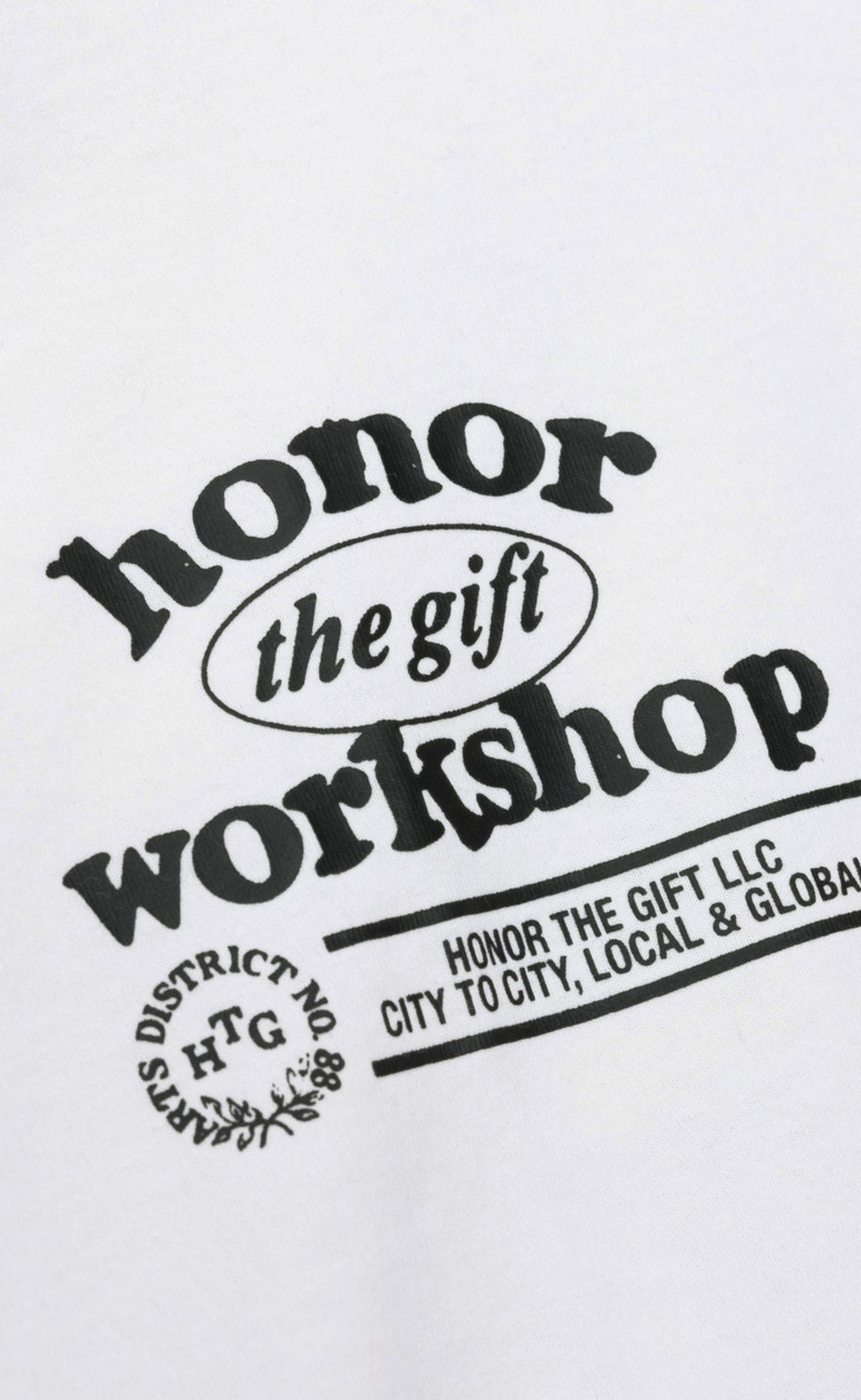 HONOR WORKSHOP BONE T-SHIRT