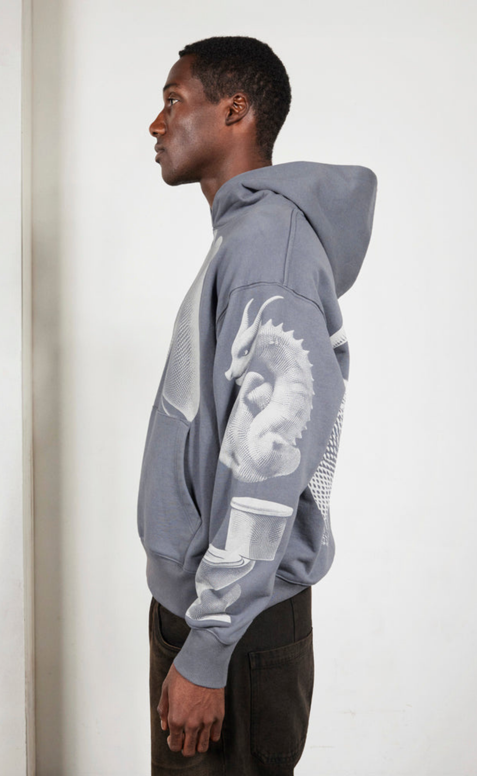 DYSFUNCTION GREY HOODIE