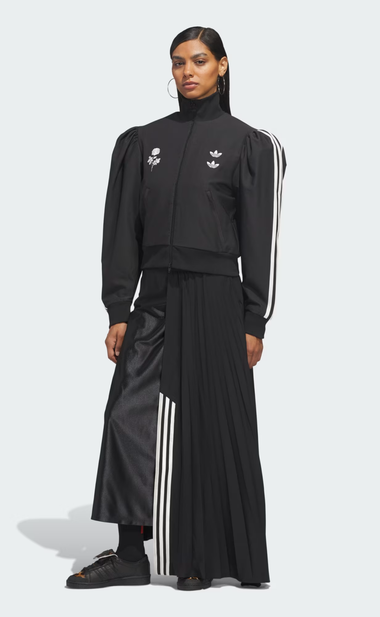 WC BLOUSE BLACK TRACK JACKET