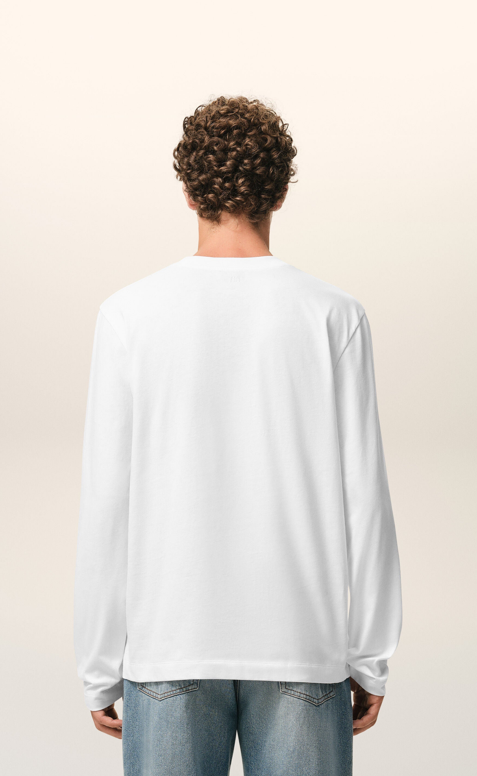 RED AMI DE COEUR WHITE LONGSLEEVE