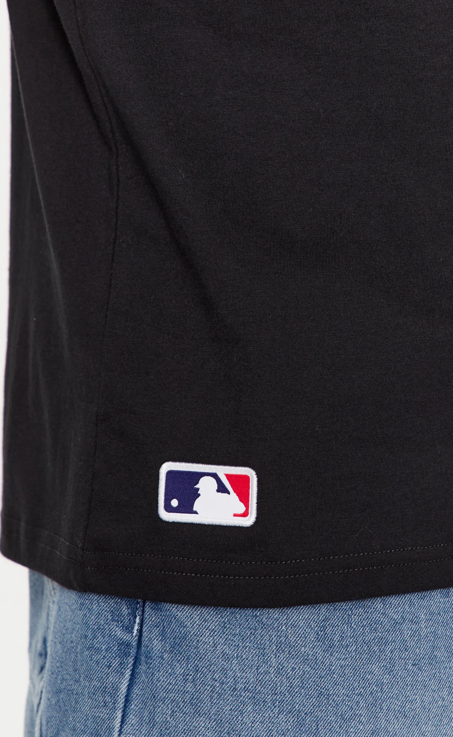 LA DODGERS MLB ESSENTIALS LC OS BLACK T-SHIRT