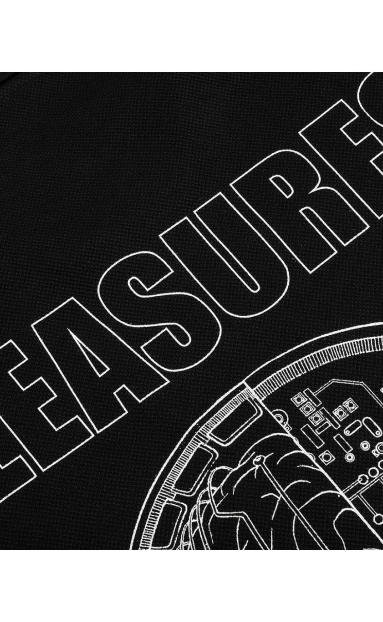 SCHEMATIC POLO BLACK LONGSLEEVE