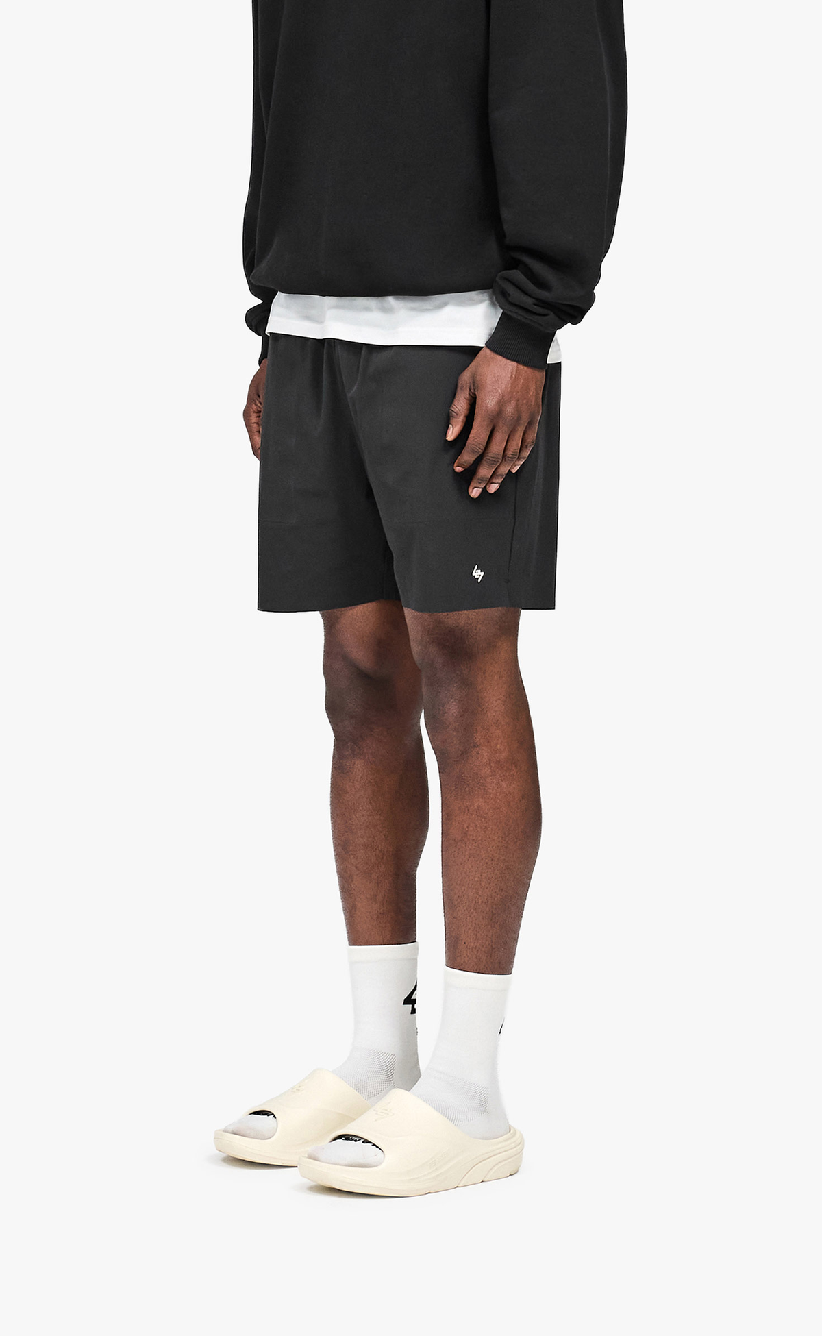 247 FUSED JET BLACK SHORTS