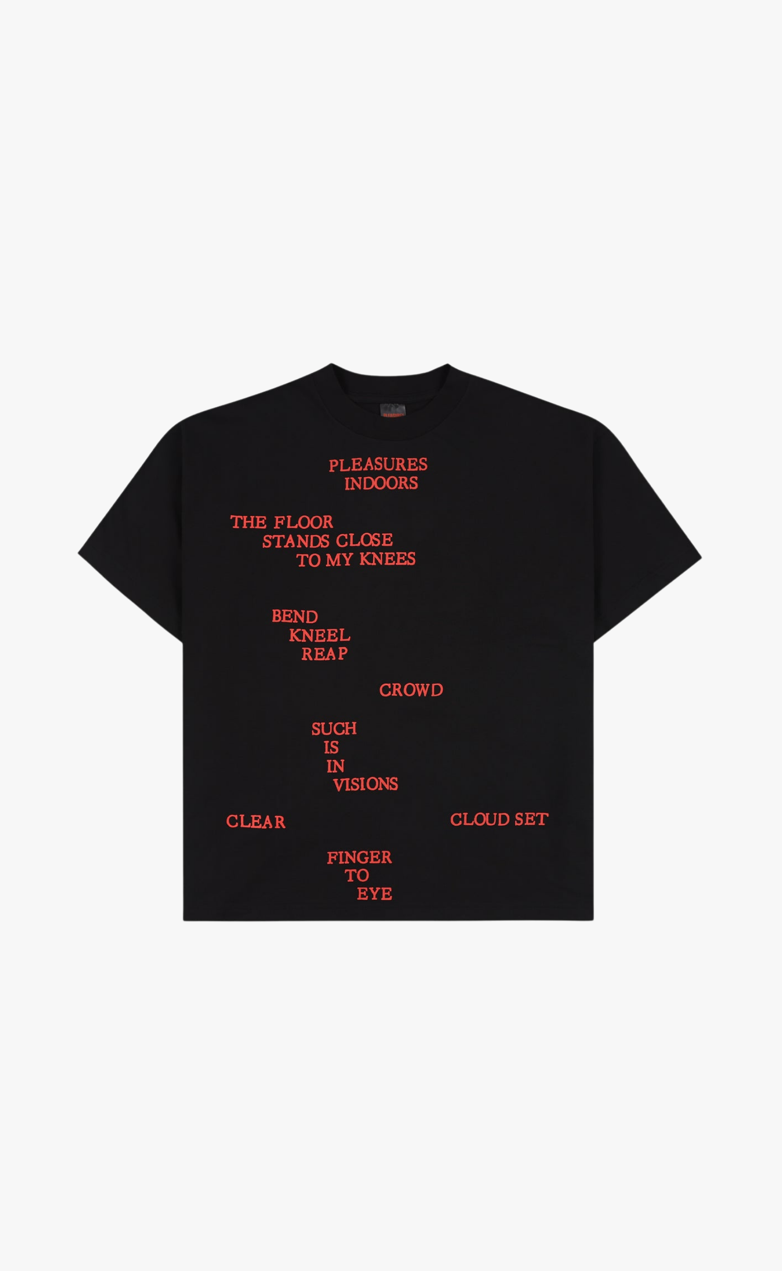 INDOORS BLACK T-SHIRT
