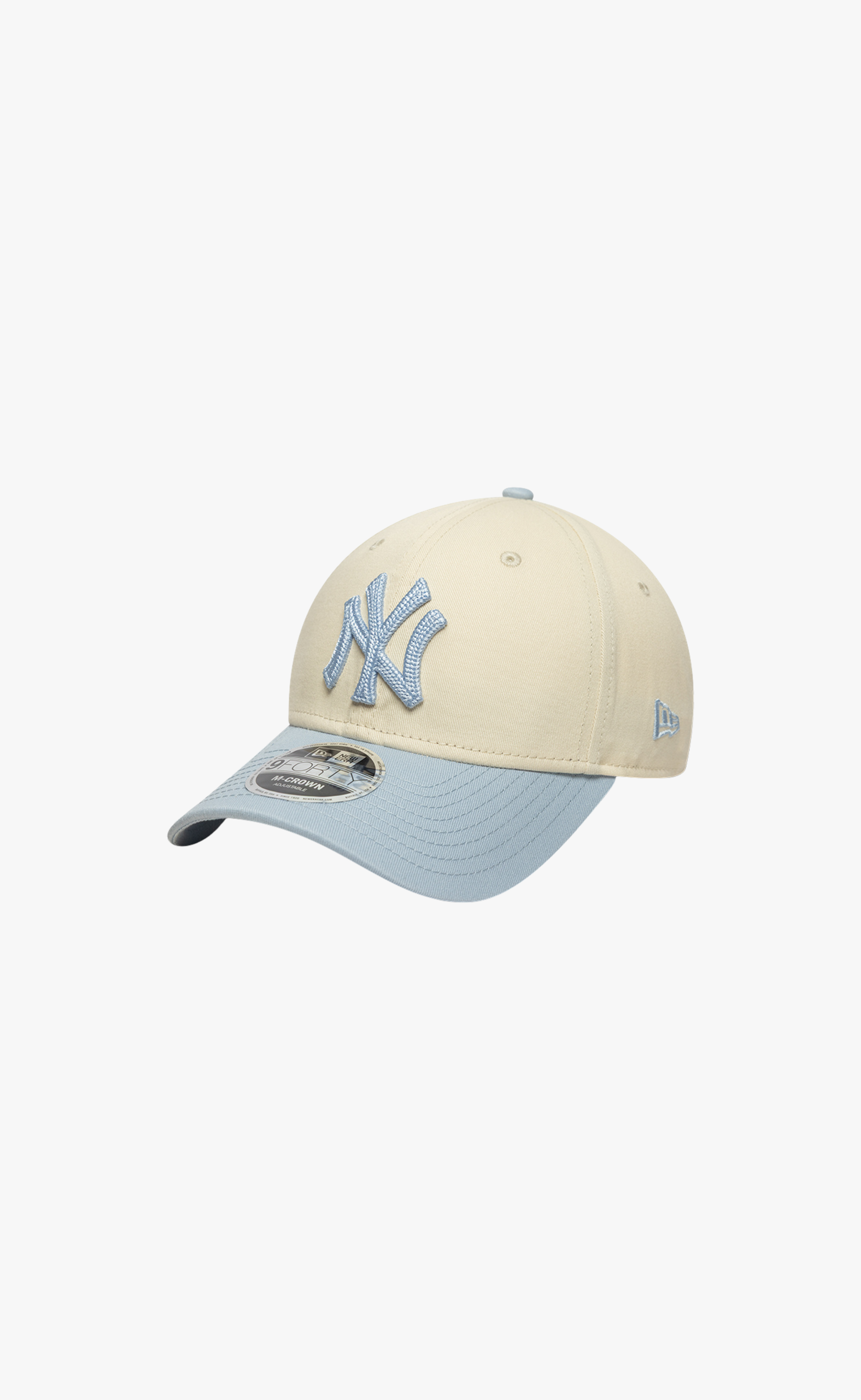 NEW YORK YANKEES SIDE SCRIPT 9FORTY CREAM LT.BLUE