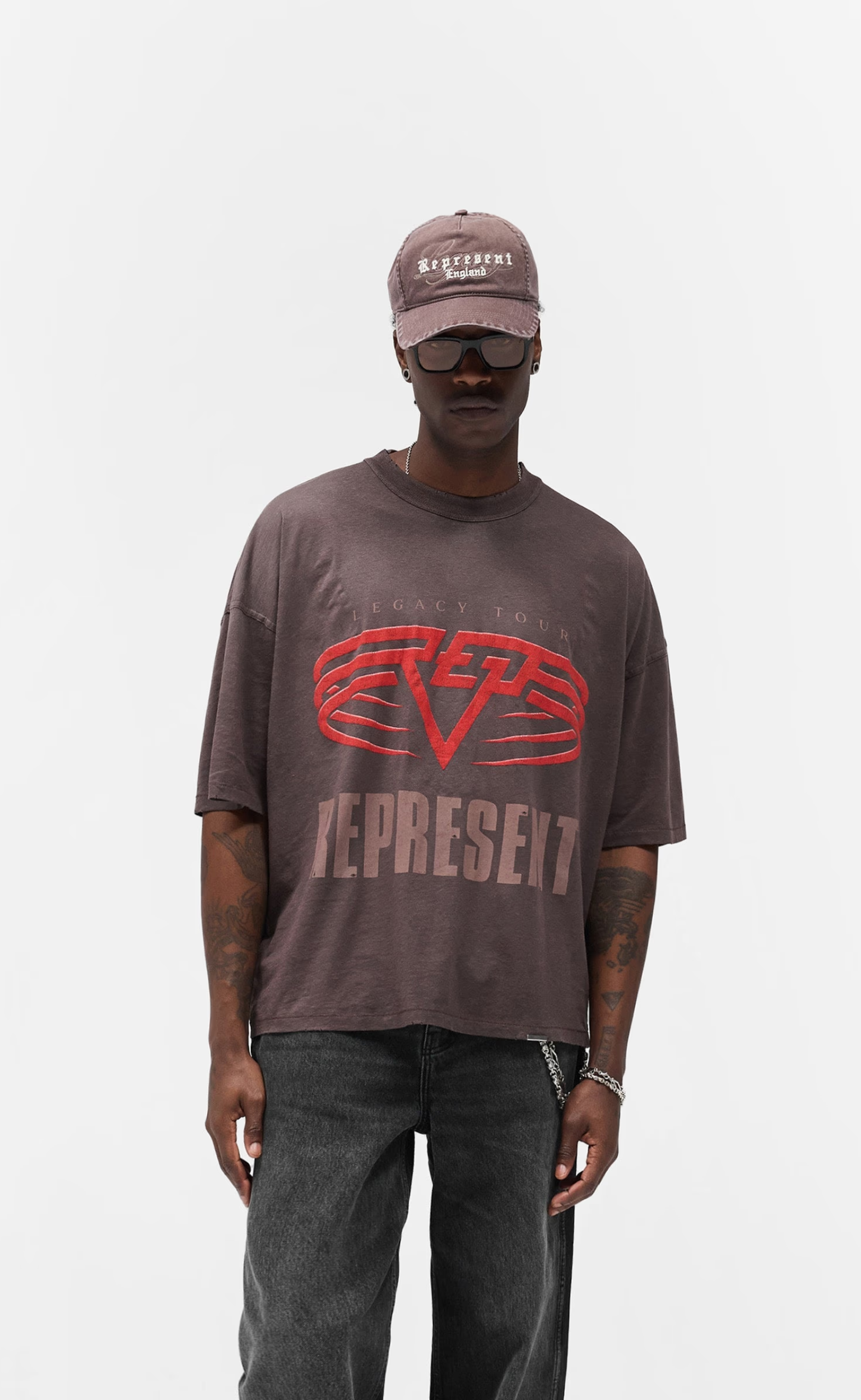 REPRESENT LIVING LEGACY NERO T-SHIRT