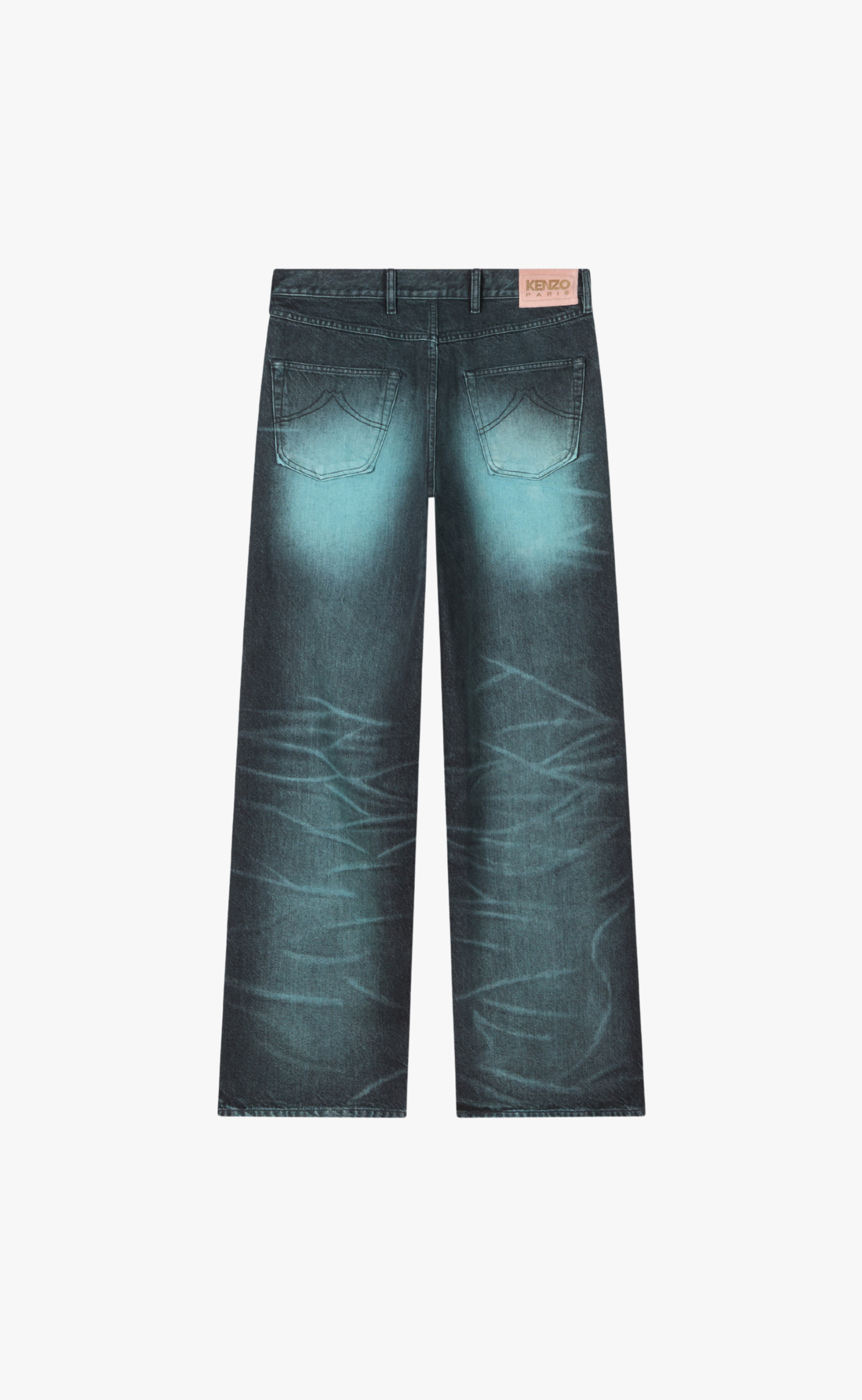 TURN UP WIDE FIT GLACIER JEANS