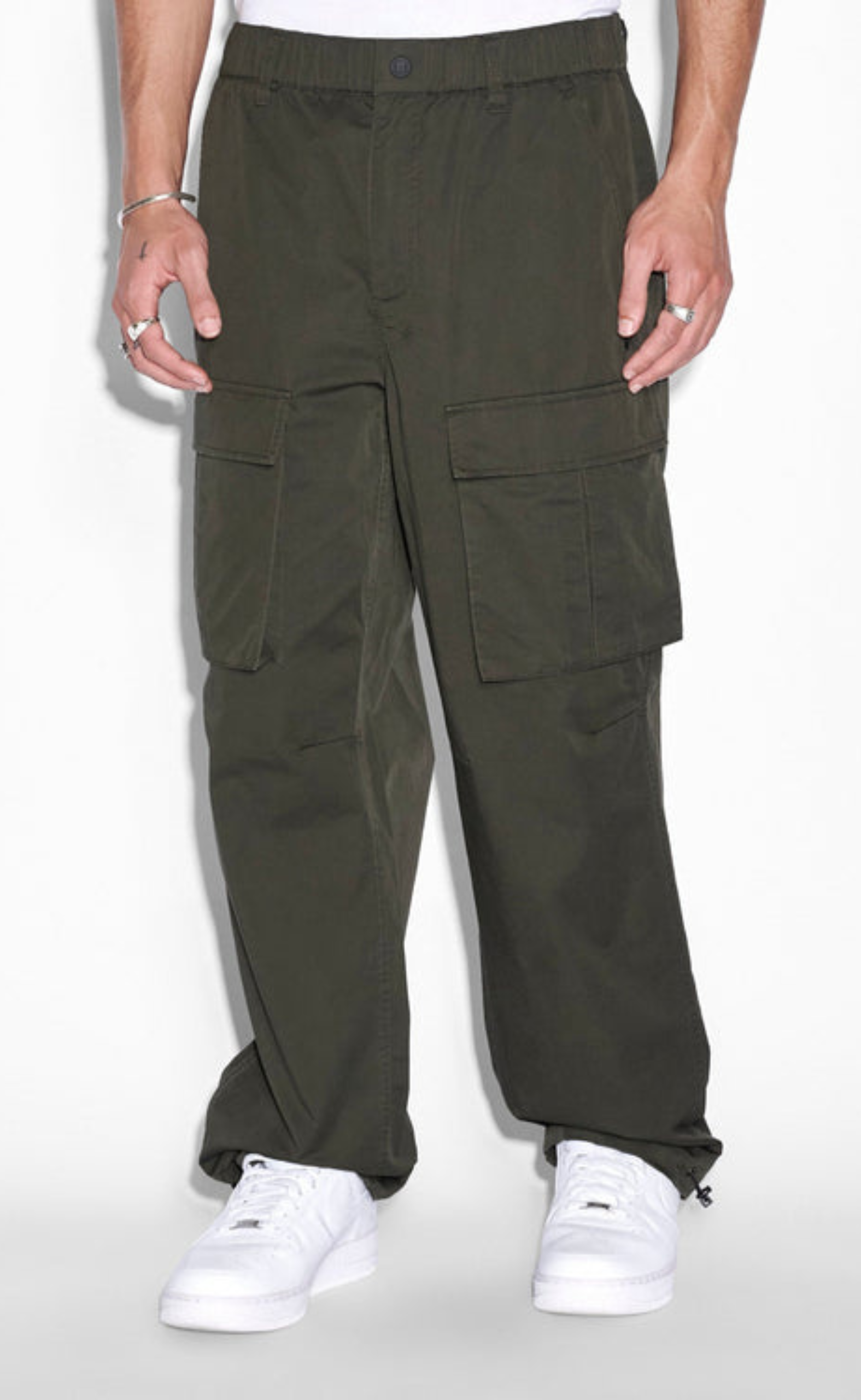 FUGITIVE CARGO DARK FANATSY BLACK PANTS