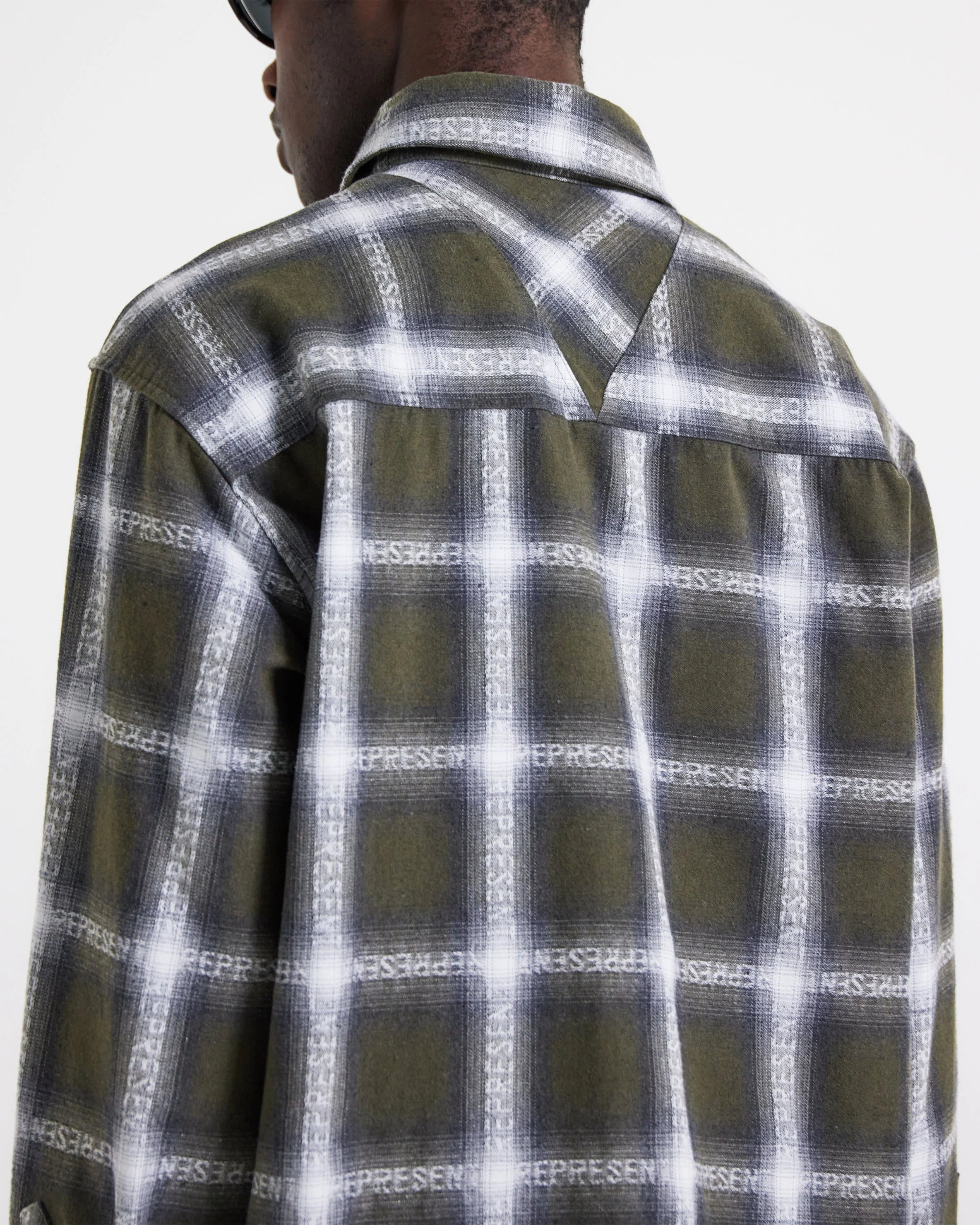 OLIVE FLANNEL SHIRT