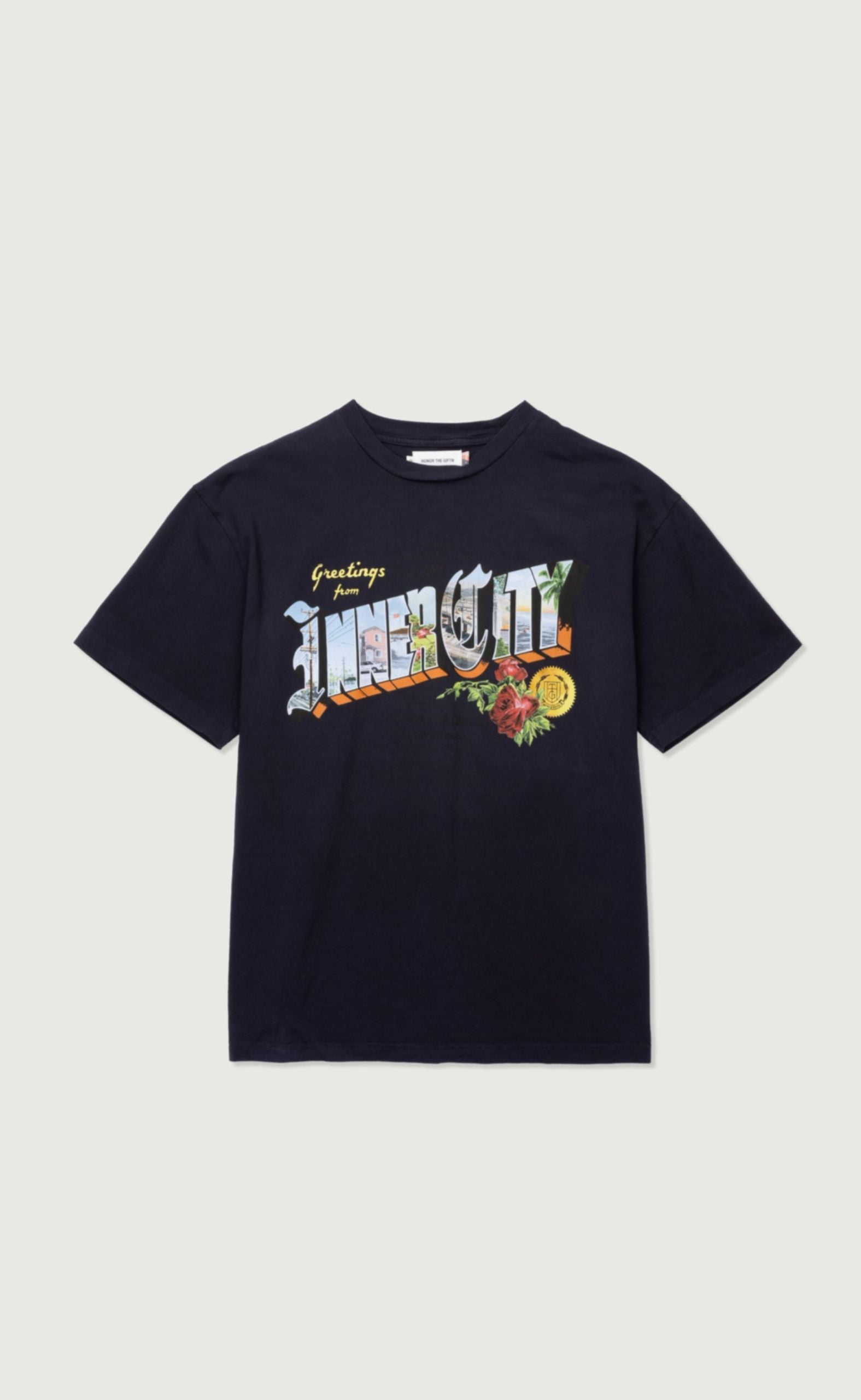 BLACK D-HOLIDAY GREETINGS 2.0 SS T-SHIRT