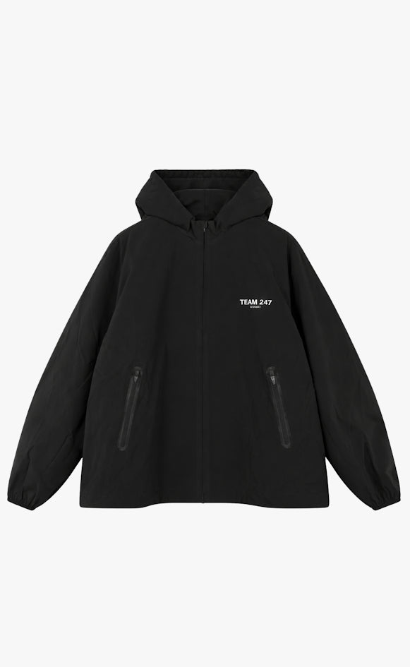 TEAM 247 TRACK JET BLACK JACKET
