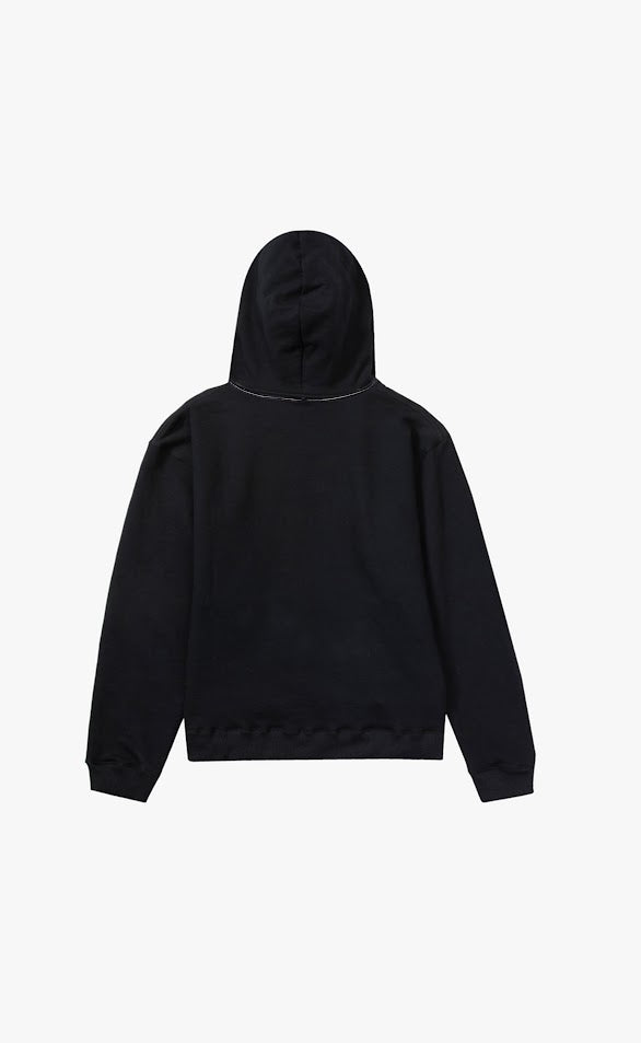 ST MORTIZ GRAPHIC BLACK HOODIE