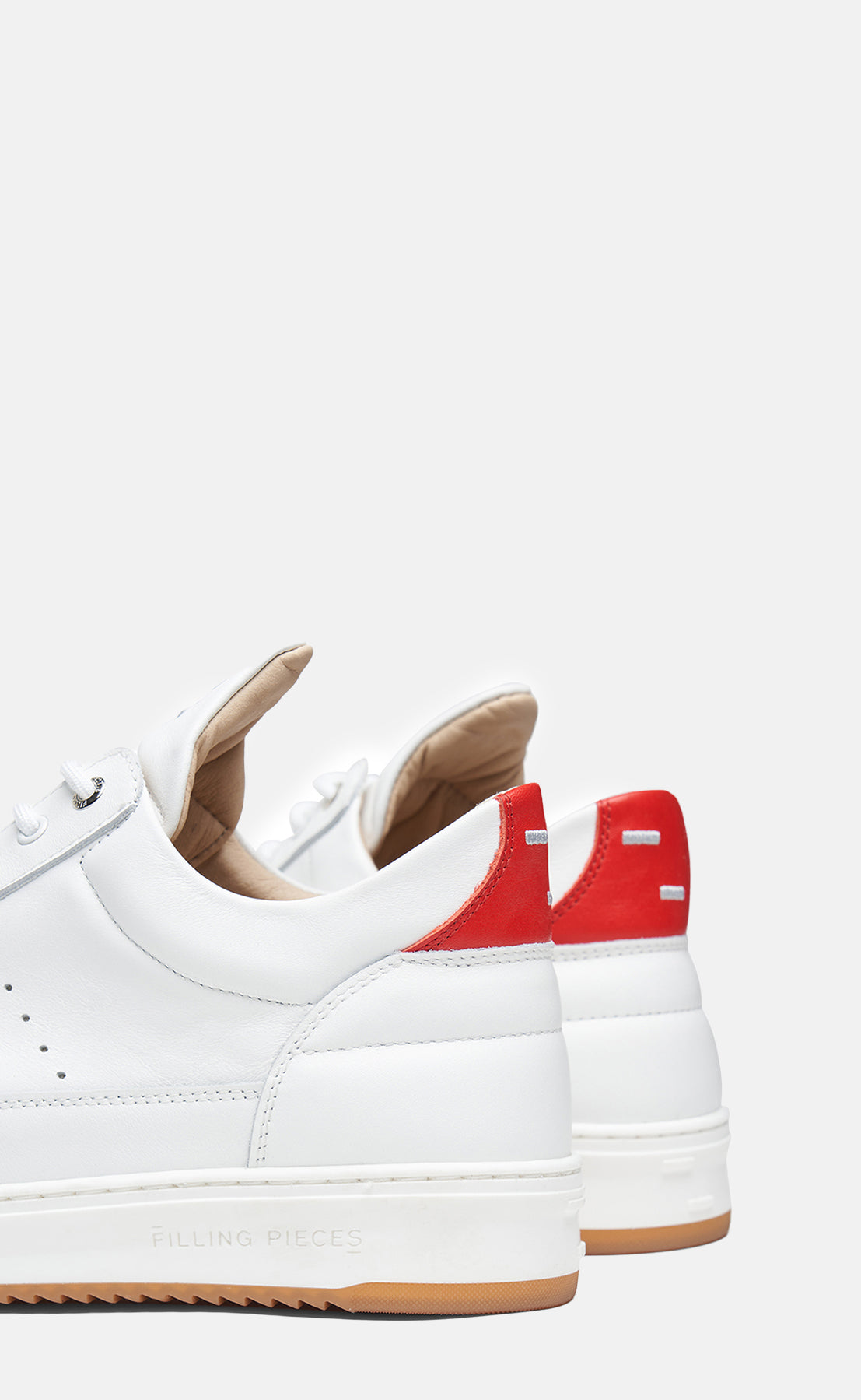 LOW TOP BIANCO RED