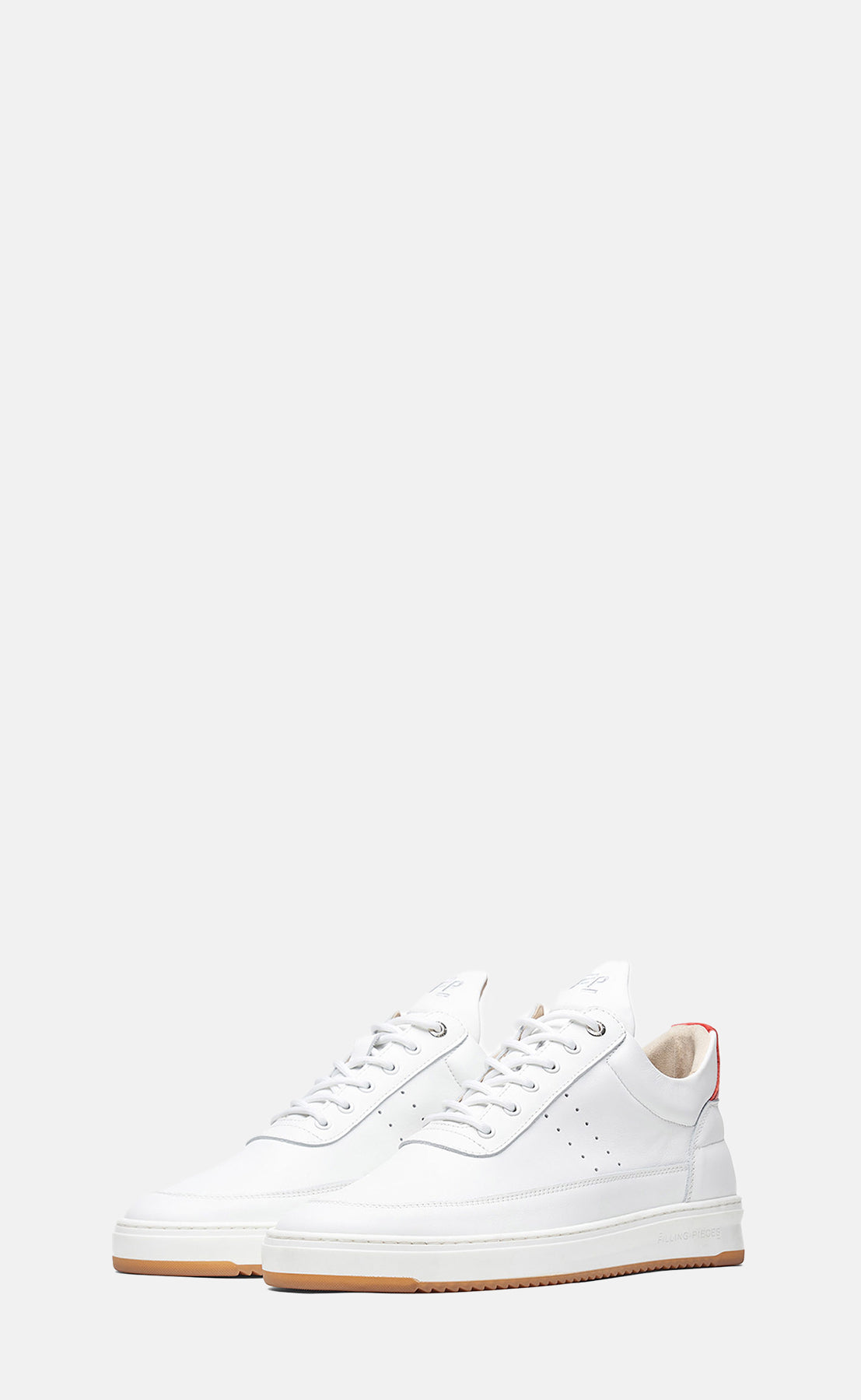 LOW TOP BIANCO RED