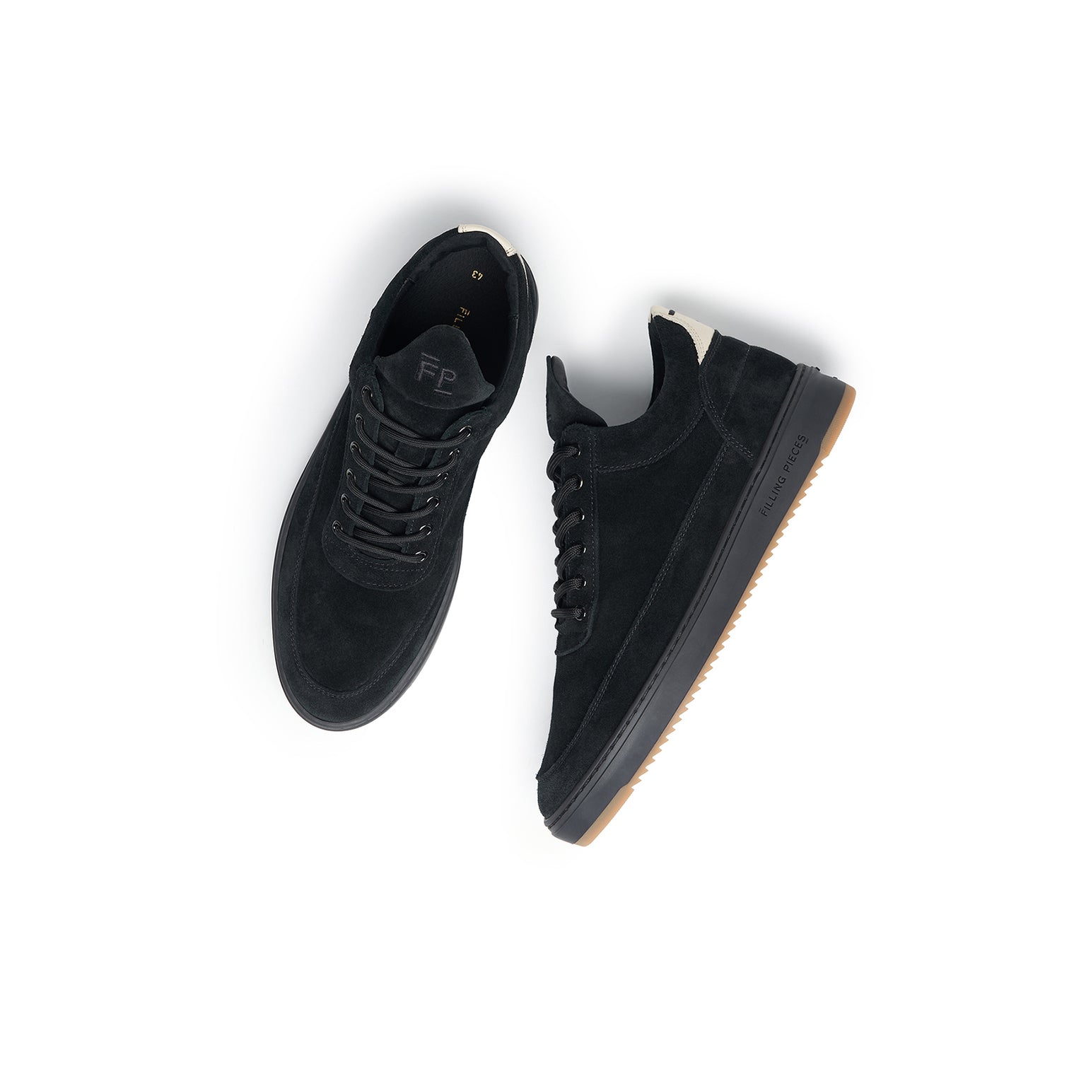 LOW TOP RIPPLE SUEDE BLACK
