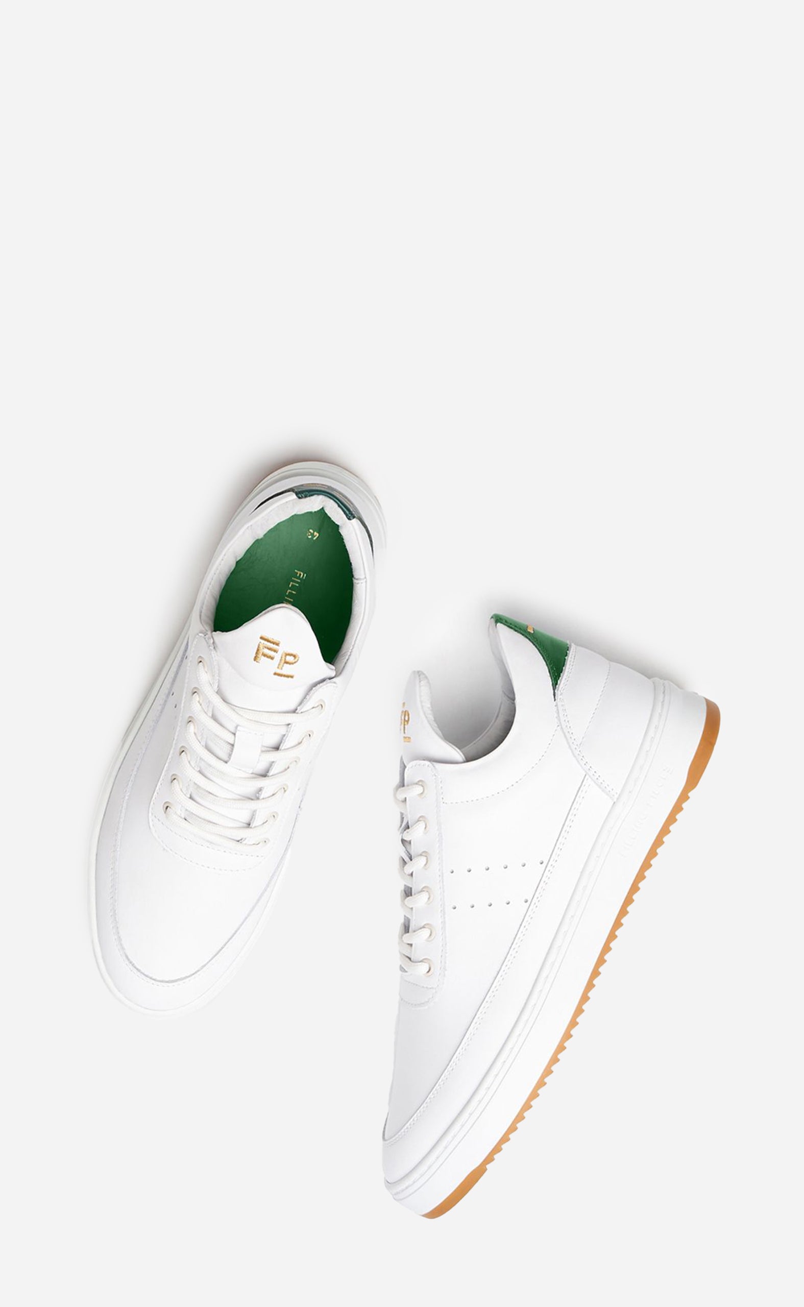 LOW TOP BIANCO GREEN