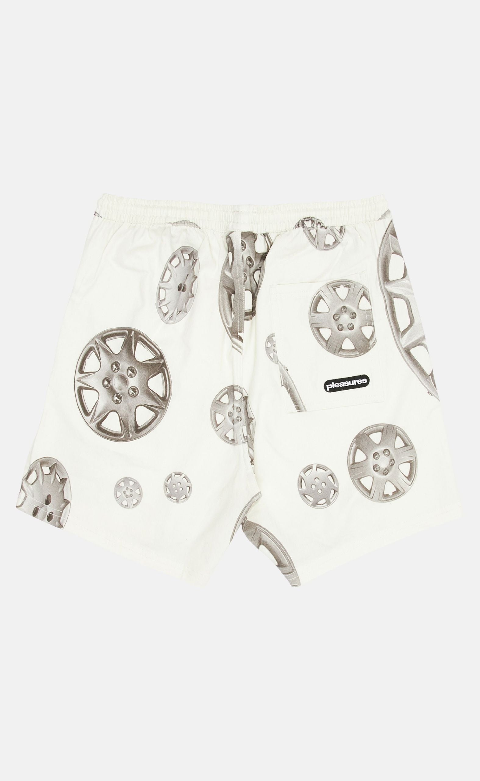 WHITE ROADSIDE TWILL SHORTS