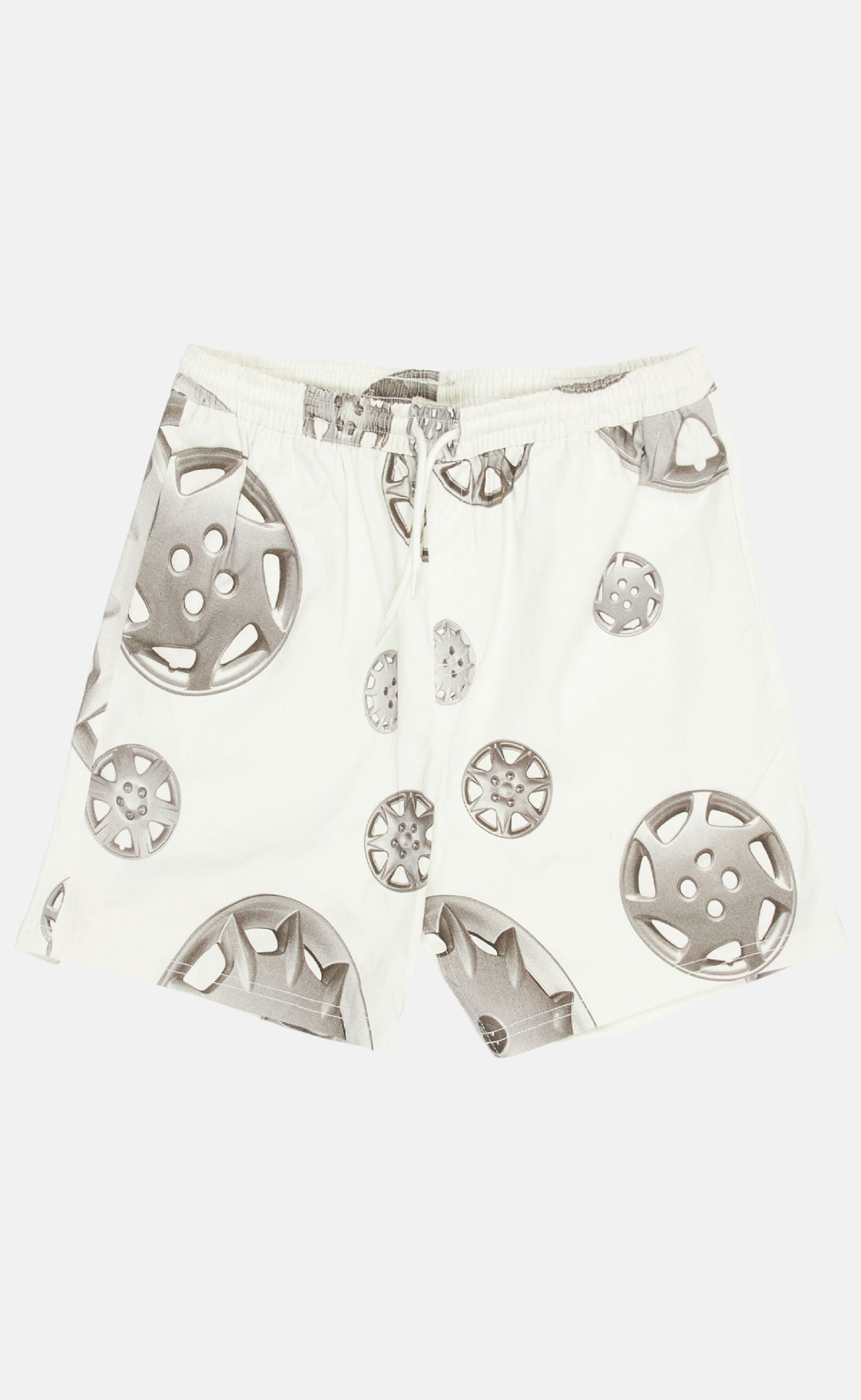 WHITE ROADSIDE TWILL SHORTS