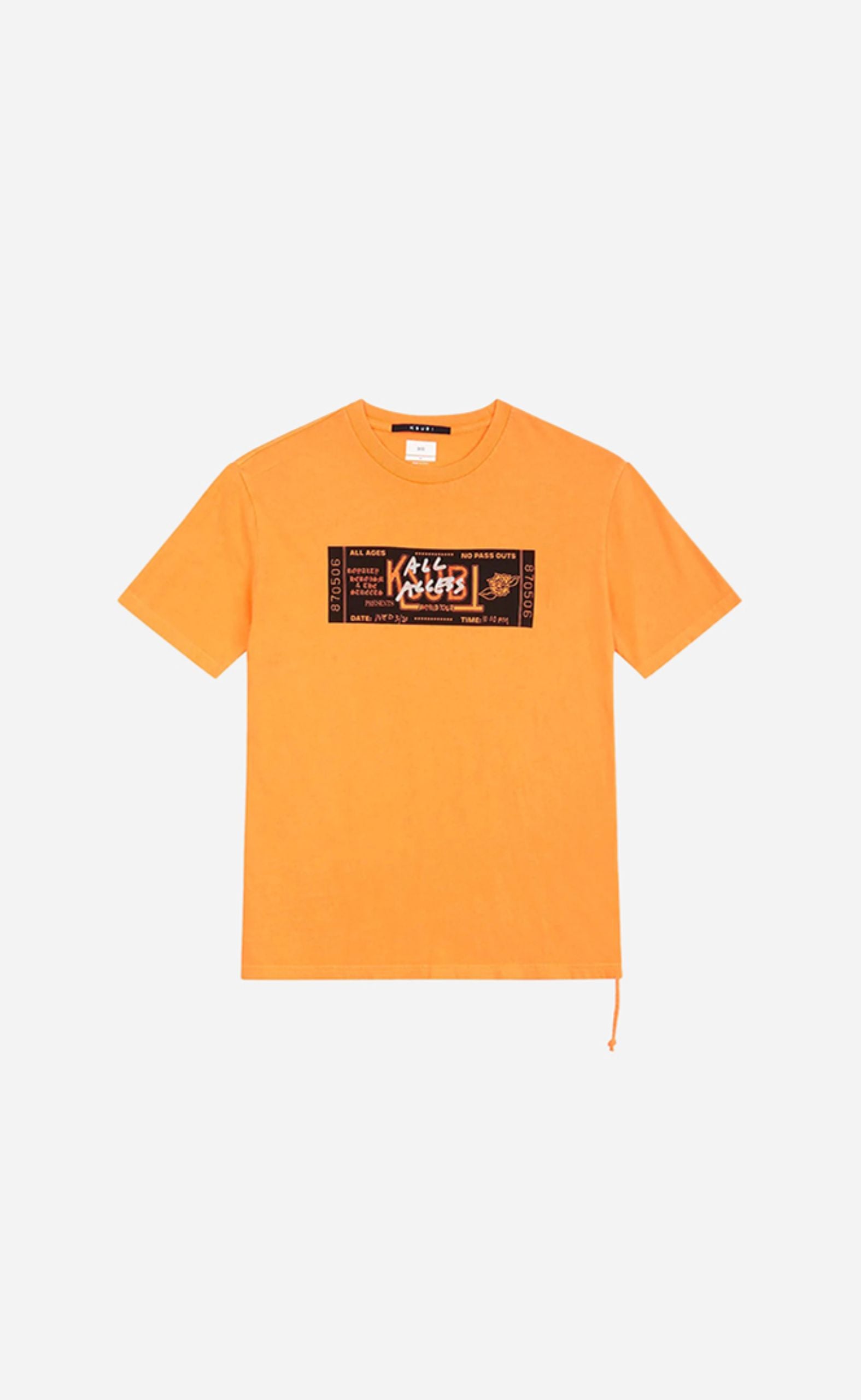 ORANGE TICKET KASH SS TEE EMBER