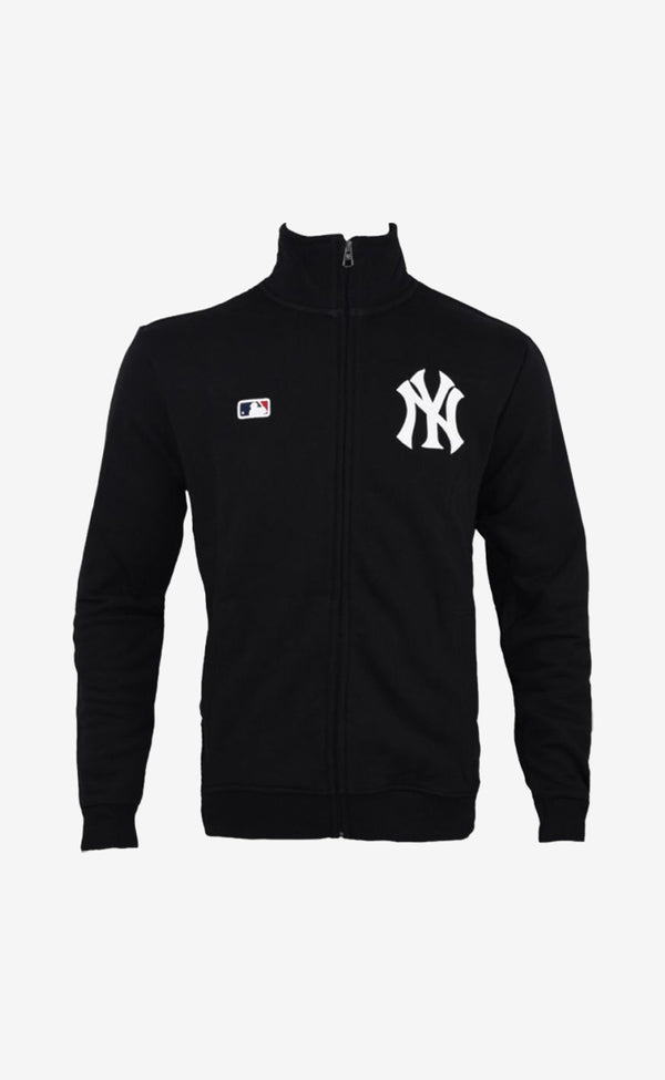 MLB New York Yankees Embroidery 47 Helix Track Jacket JET BLACK