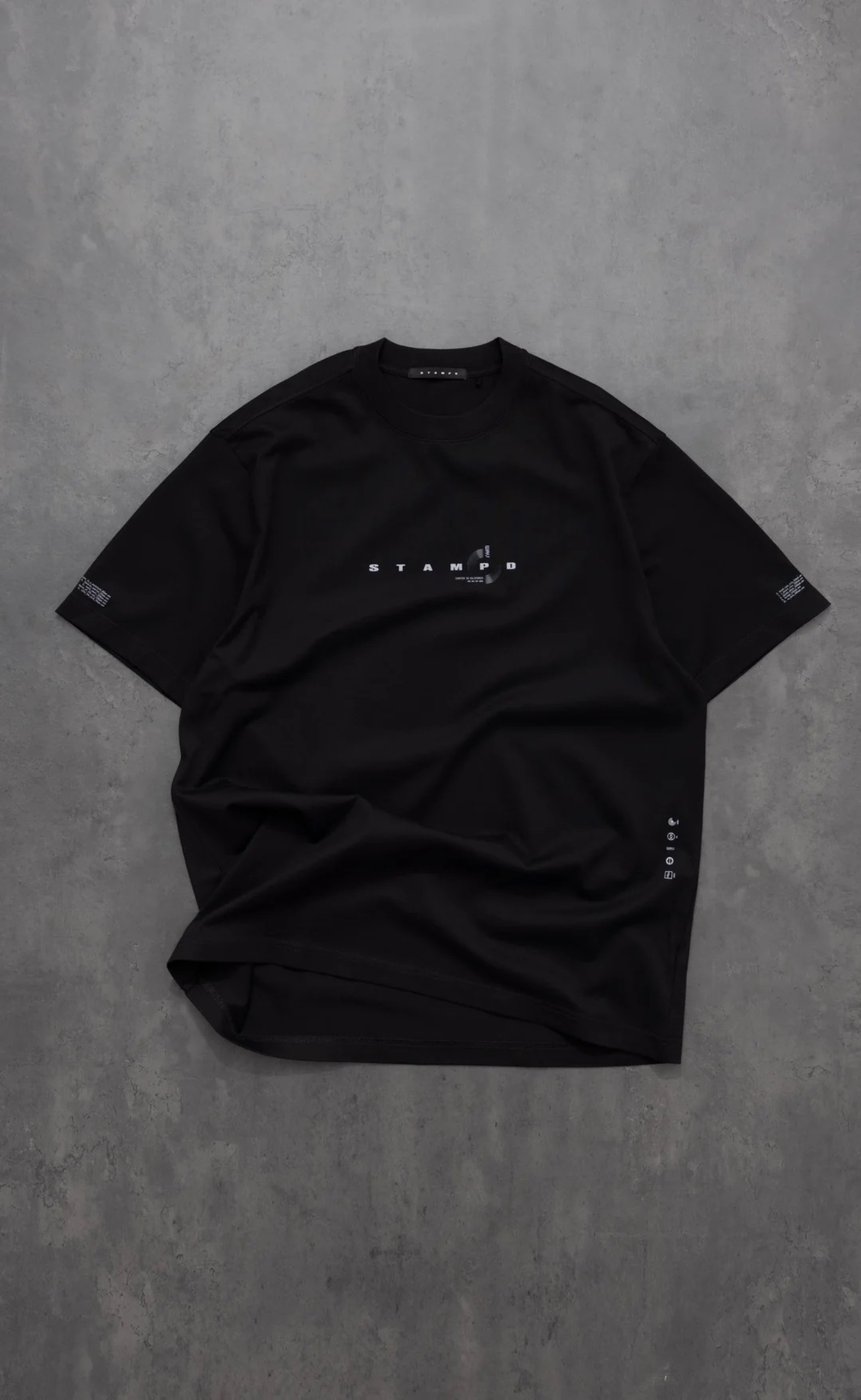 STAMPD SOUND SYSTEM RELAXED BLACK T-SHIRT