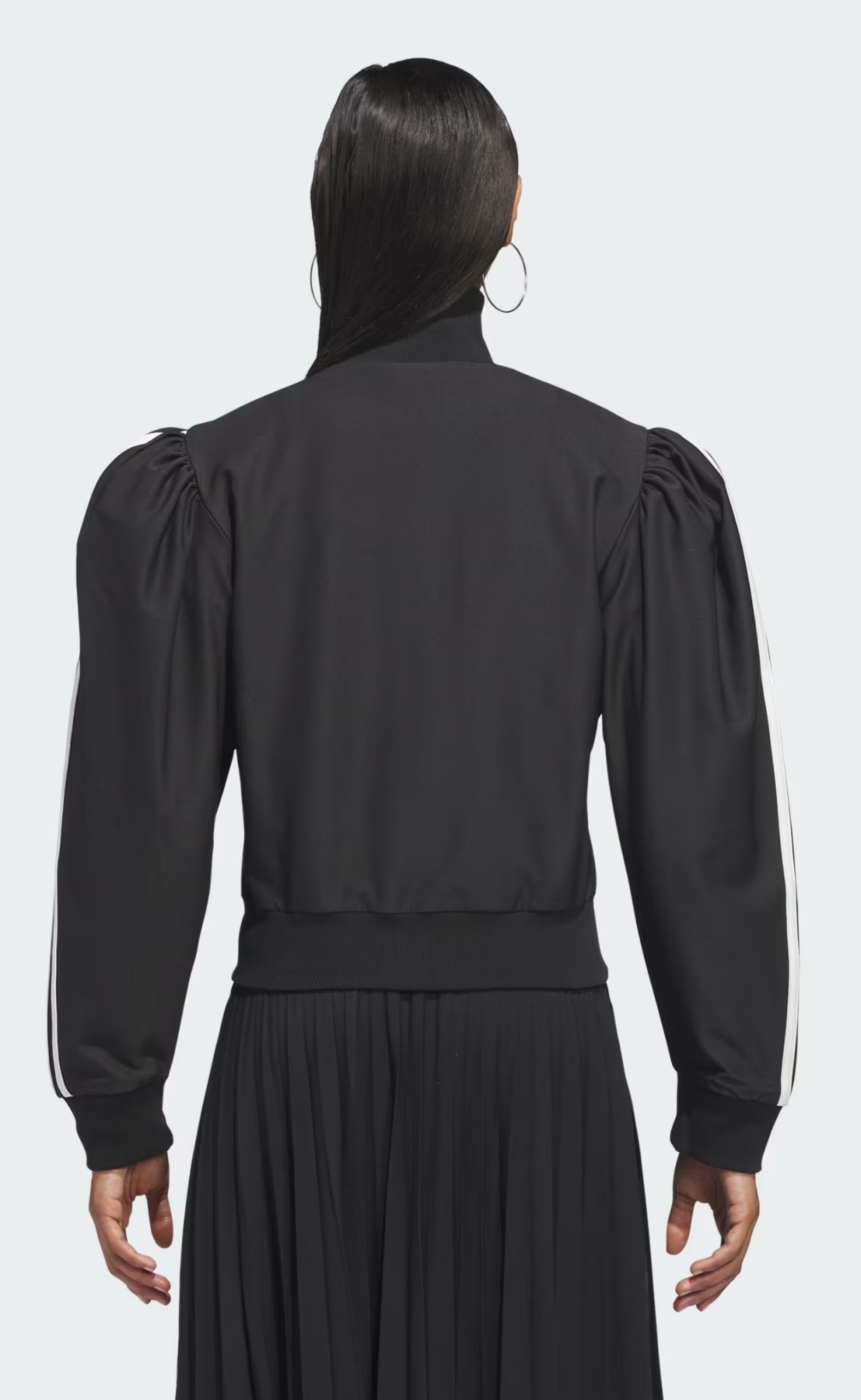 WC BLOUSE BLACK TRACK JACKET