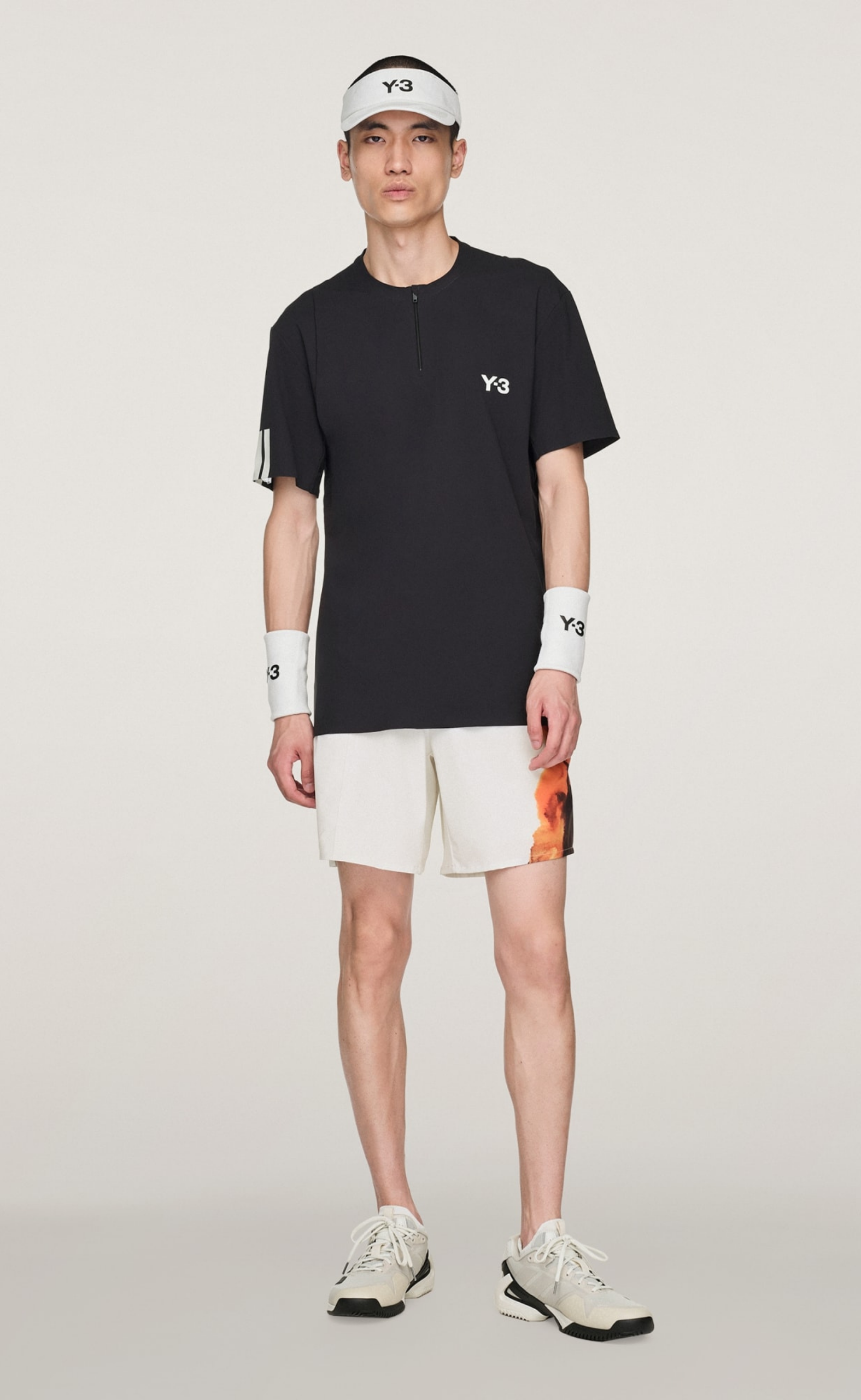 TENNIS PRO FREELIFT ZIP BLACK T-SHIRT