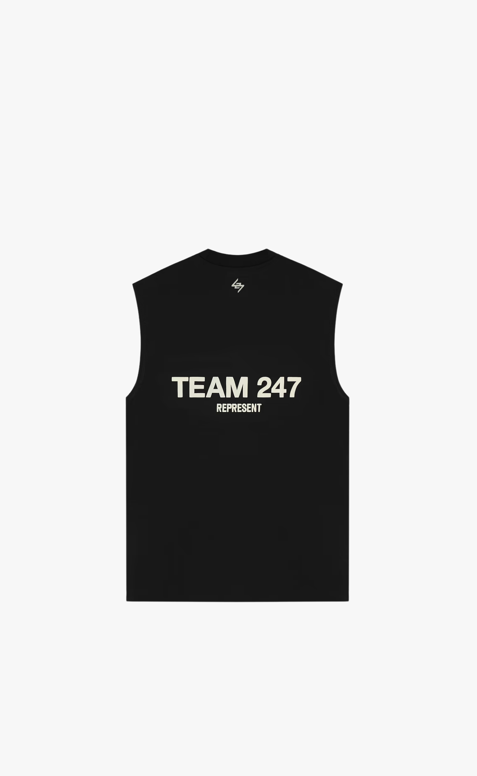 TEAM 247 OVERSIZED JET BLACK TANK TOP
