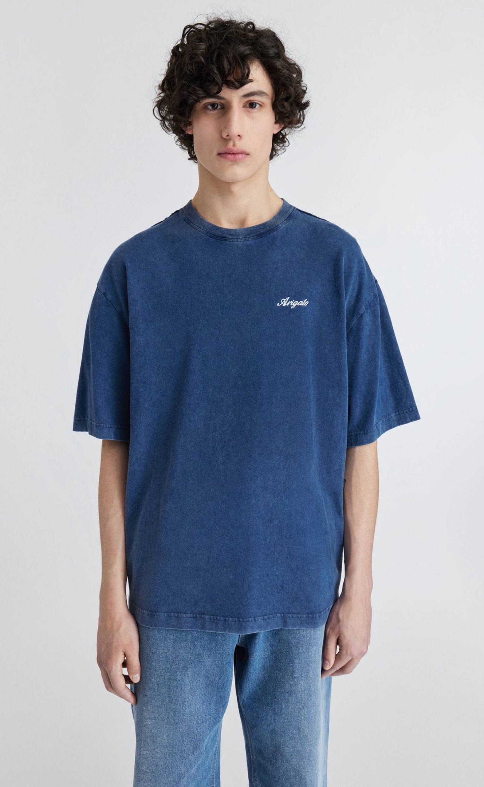 HONOR WASHED NAVY T-SHIRT