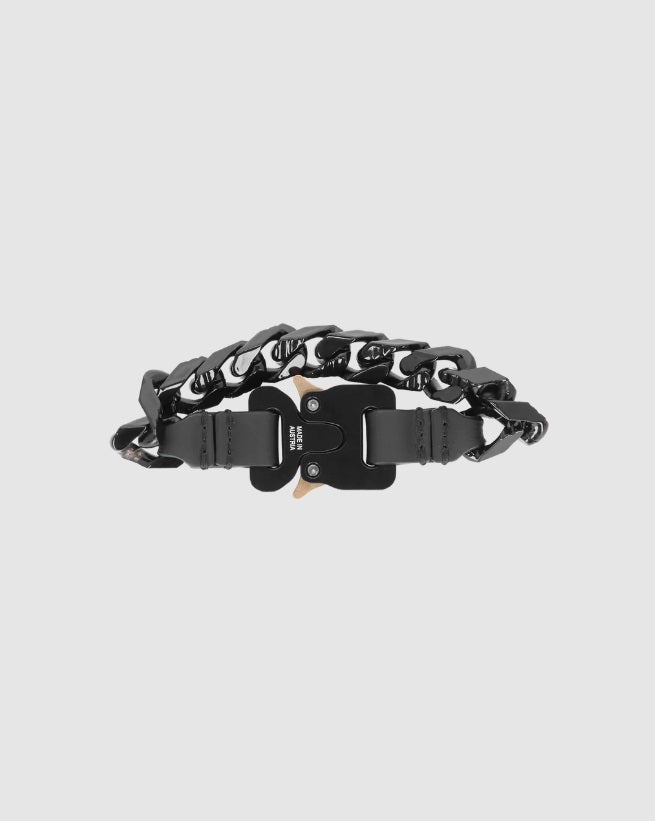 COLORED CHAIN BLACK BRACELET