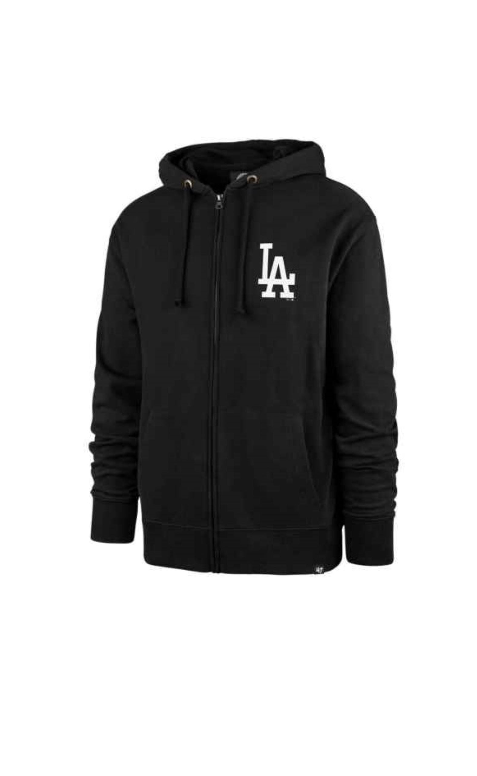 MLB Los Angeles Dodgers Imprint 47 HELIX FULL ZIP Hood JET BLACK