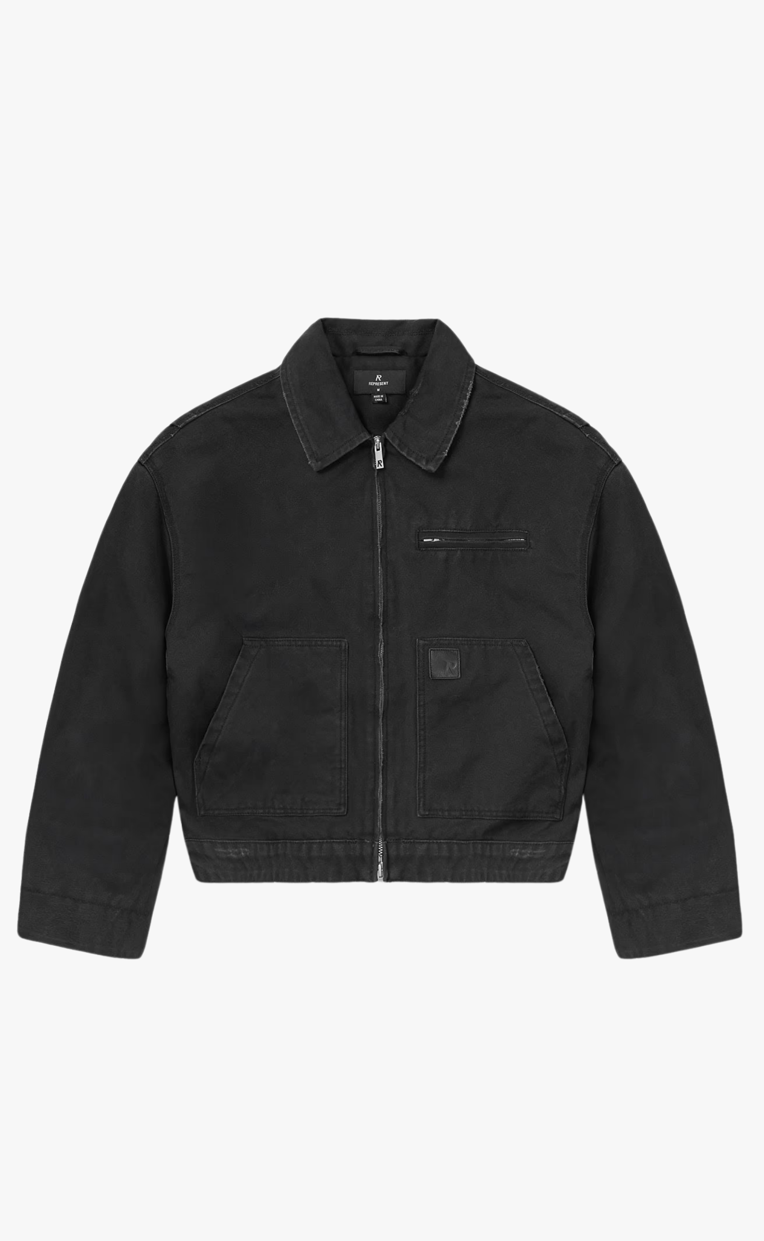 WORKER WASHED BLACK JACKET