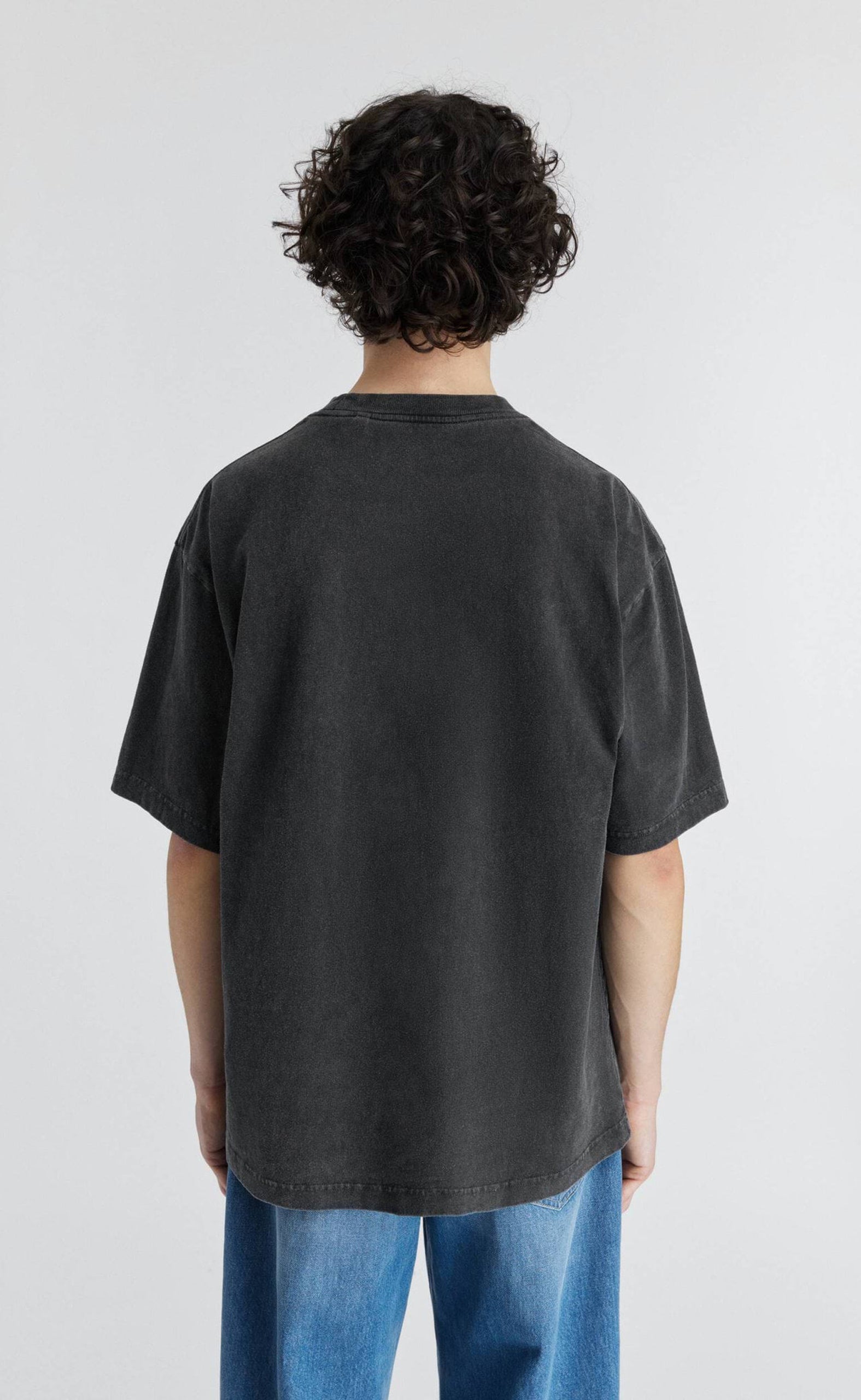 LINK WASHED BLACK T-SHIRT