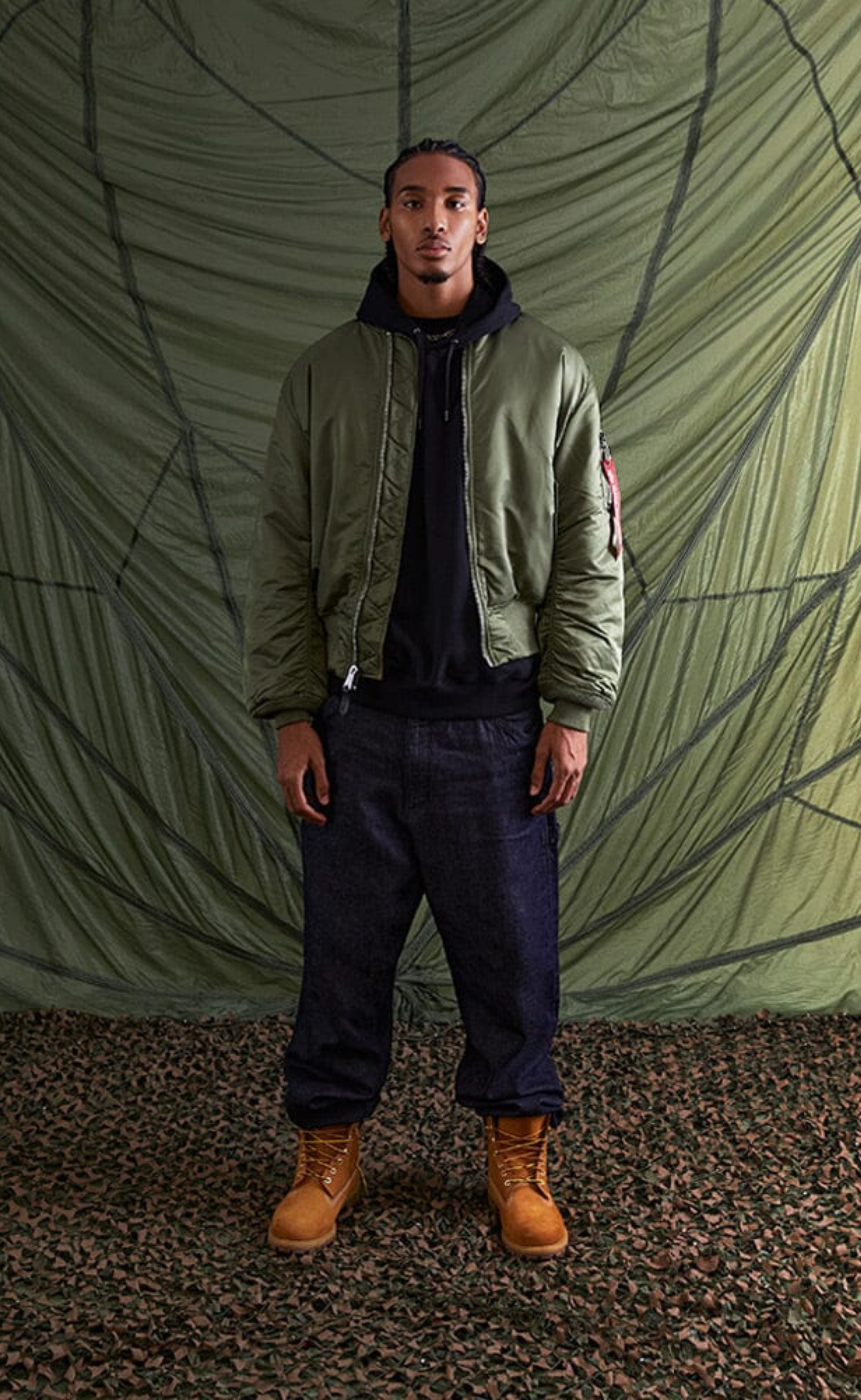 MA-1 BOMBER SAGE GREEN JACKET
