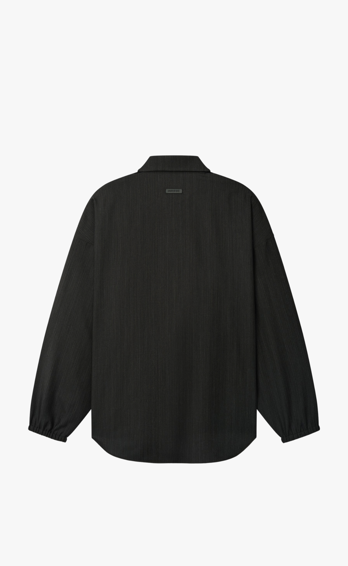 ELASTIC CUFF BLACK STRIPED SHIRT
