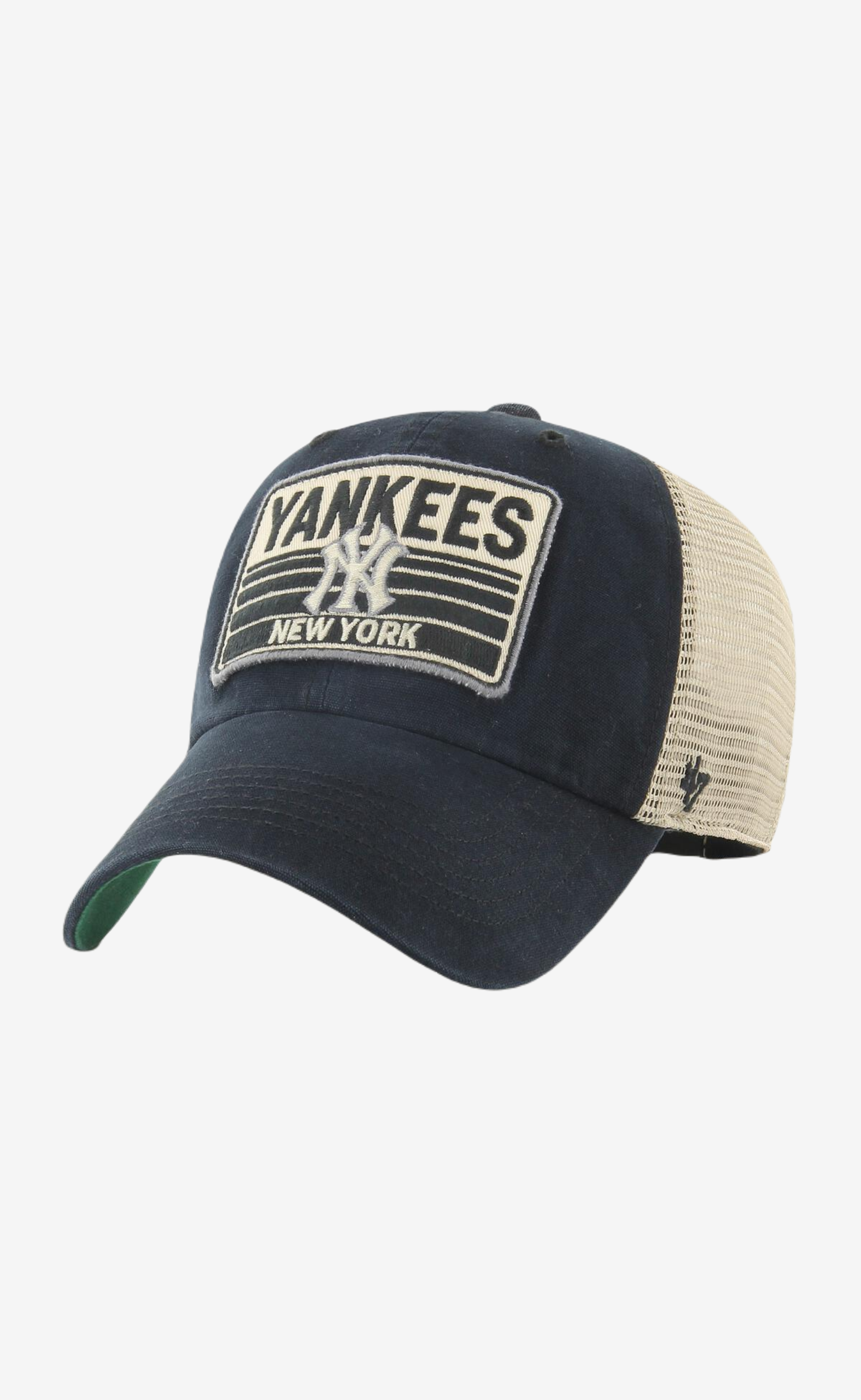 MLB NEW YORK YANKEES FOUR STROKE 47 CLEAN UP VINTAGE BLACK HAT
