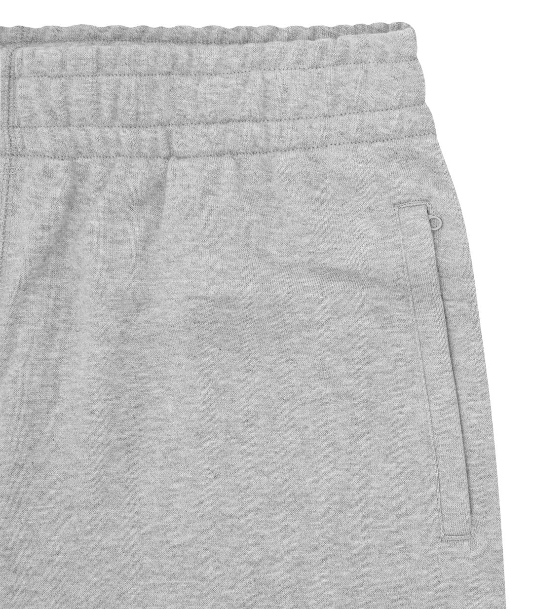 HEATHER GREY SMALL ARCH LOGO SHORTS