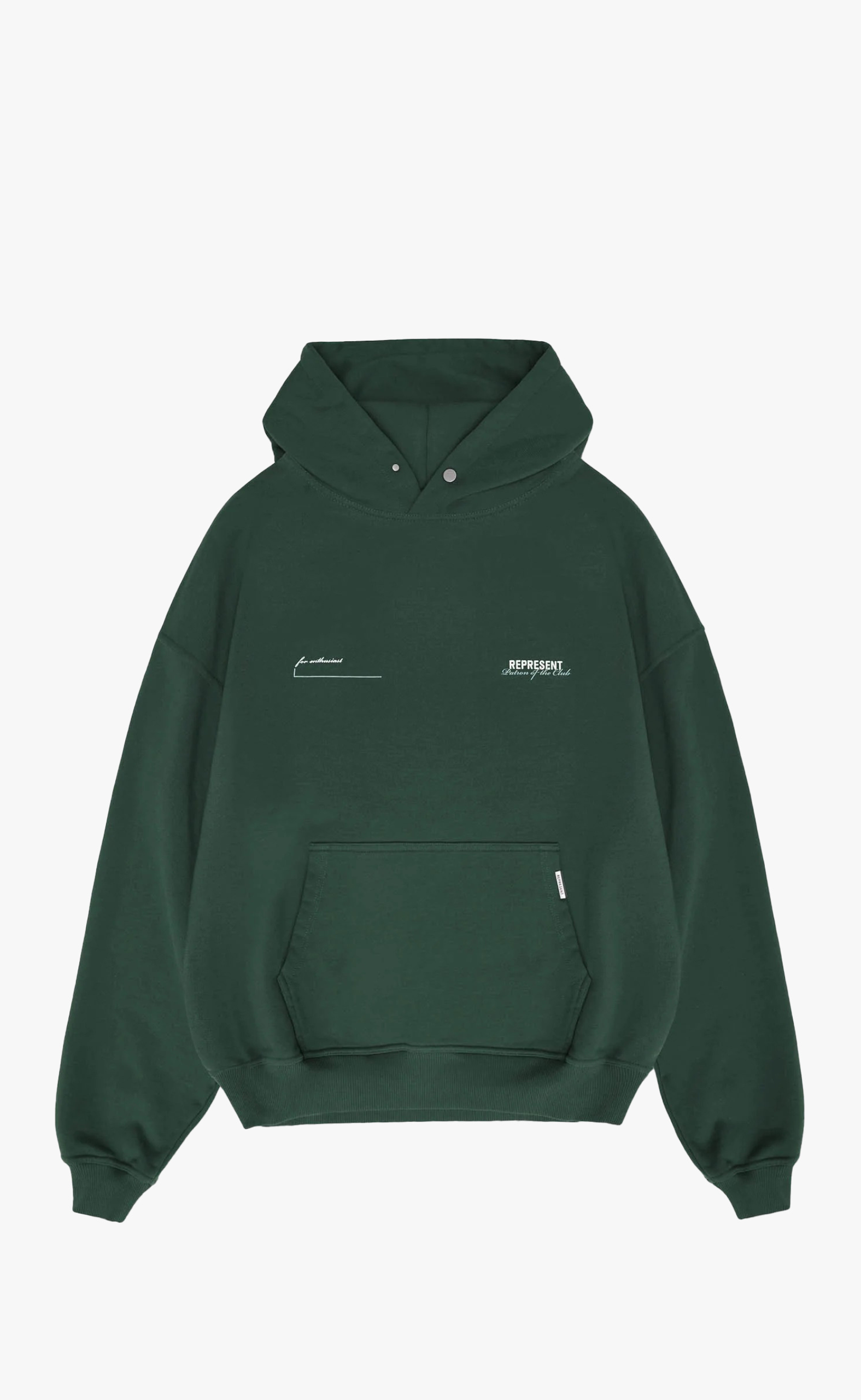 PATRON OF THE CLUB FOREST GREEN HOODIE