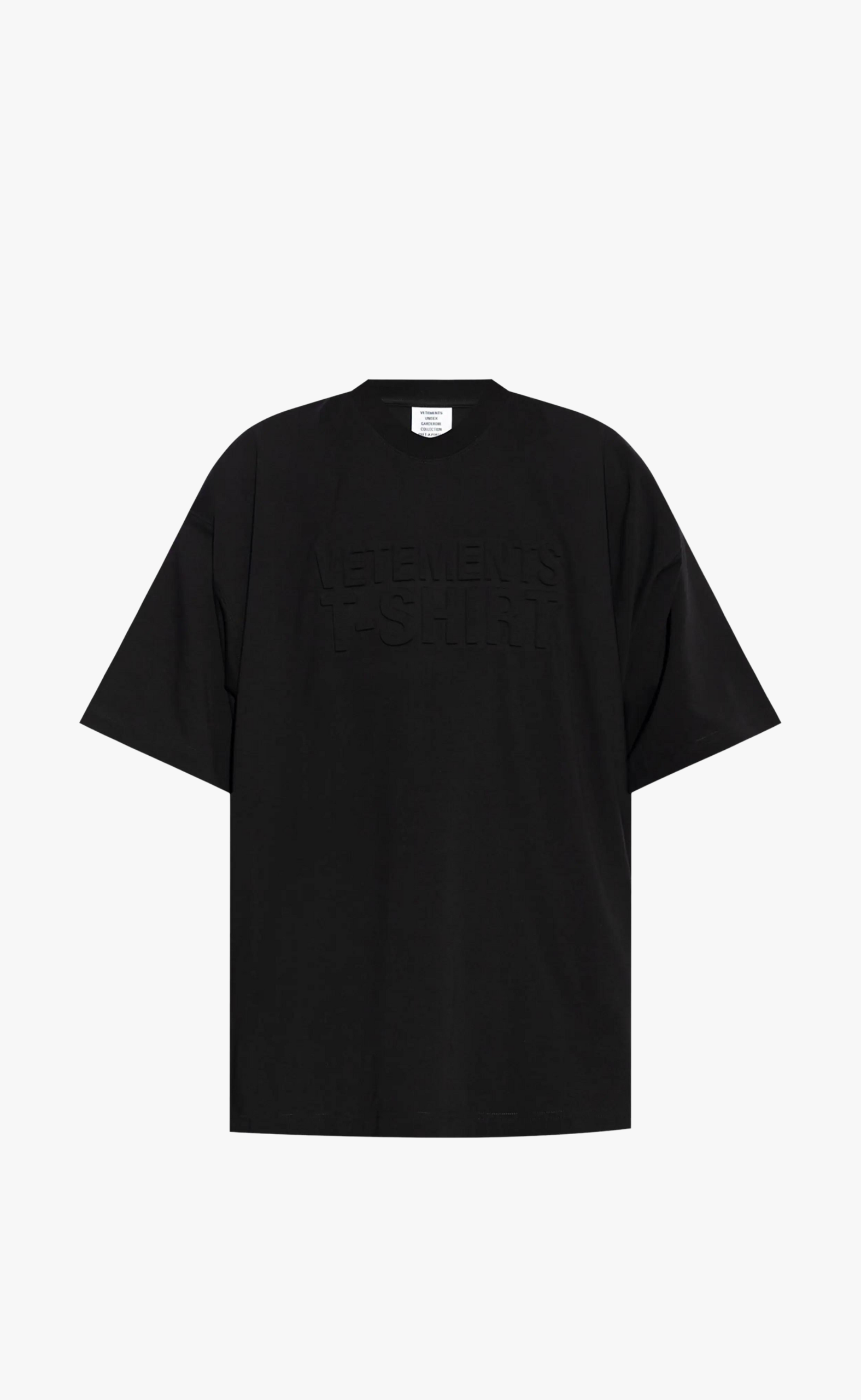 ILLUSION LOGO BLACK T-SHIRT