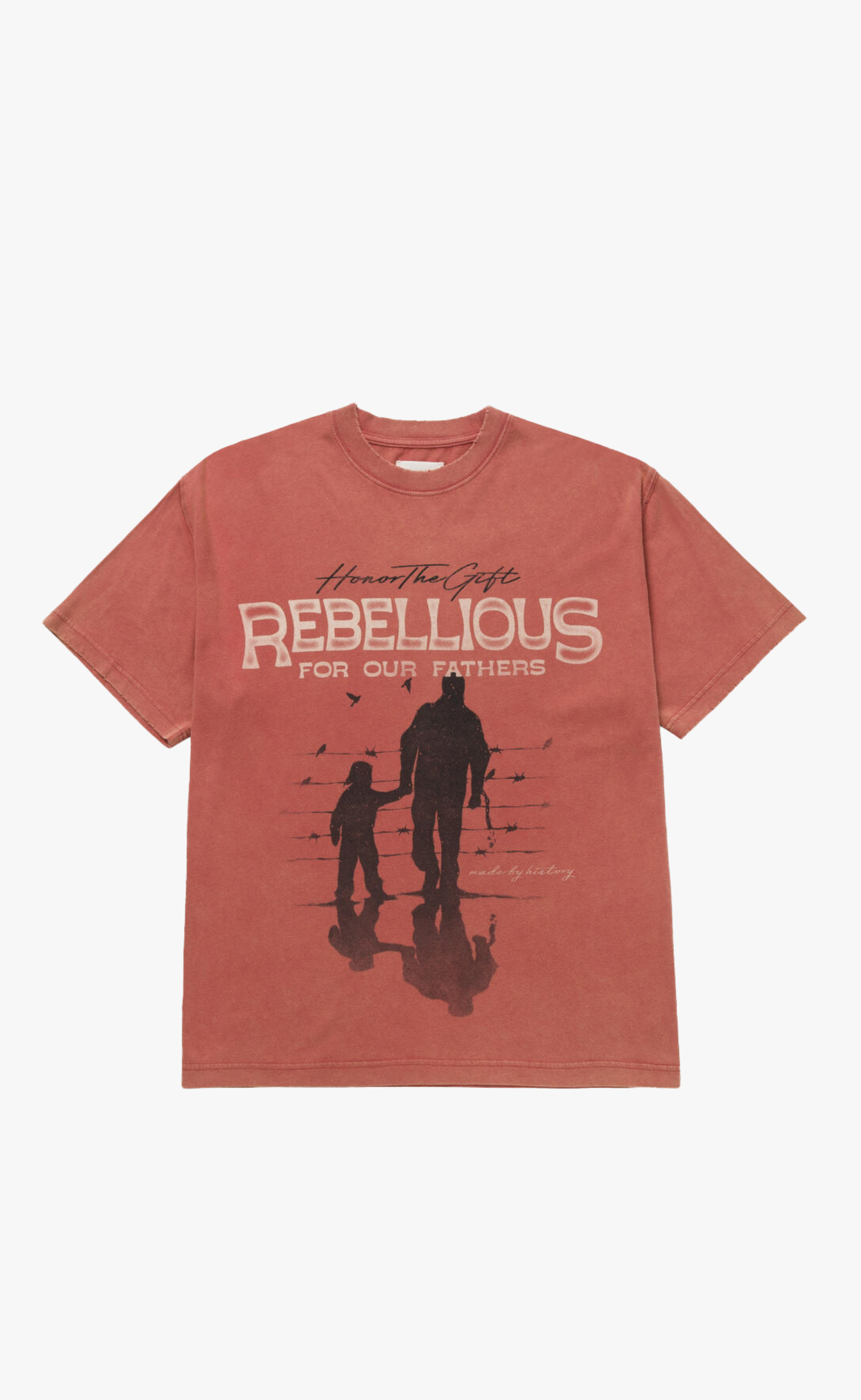 REBELLIOUS FOR OUR FATHERS BRICK T-SHIRT