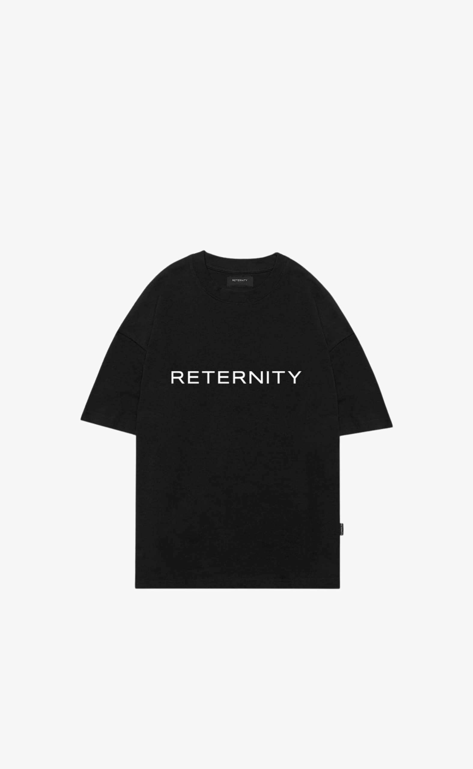 RETERNITY LOGO BLACK T-SHIRT