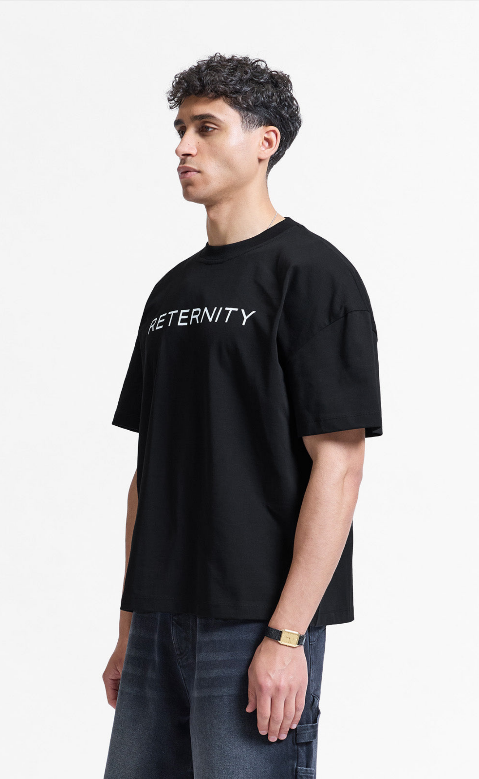 RETERNITY LOGO BLACK T-SHIRT