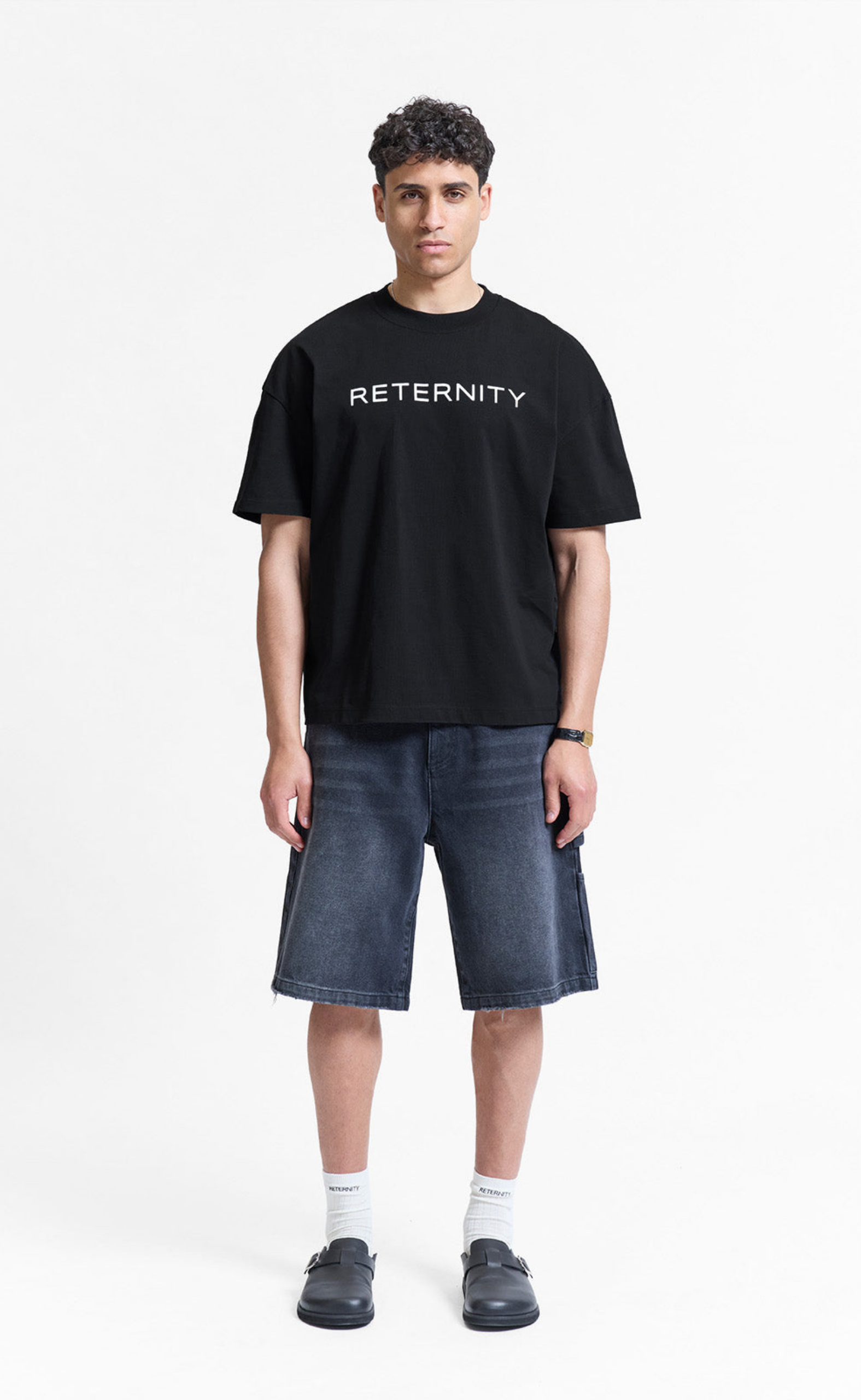RETERNITY LOGO BLACK T-SHIRT