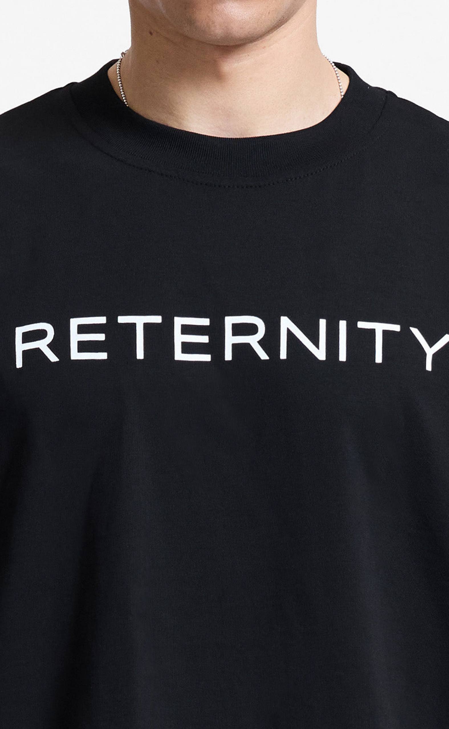 RETERNITY LOGO BLACK T-SHIRT