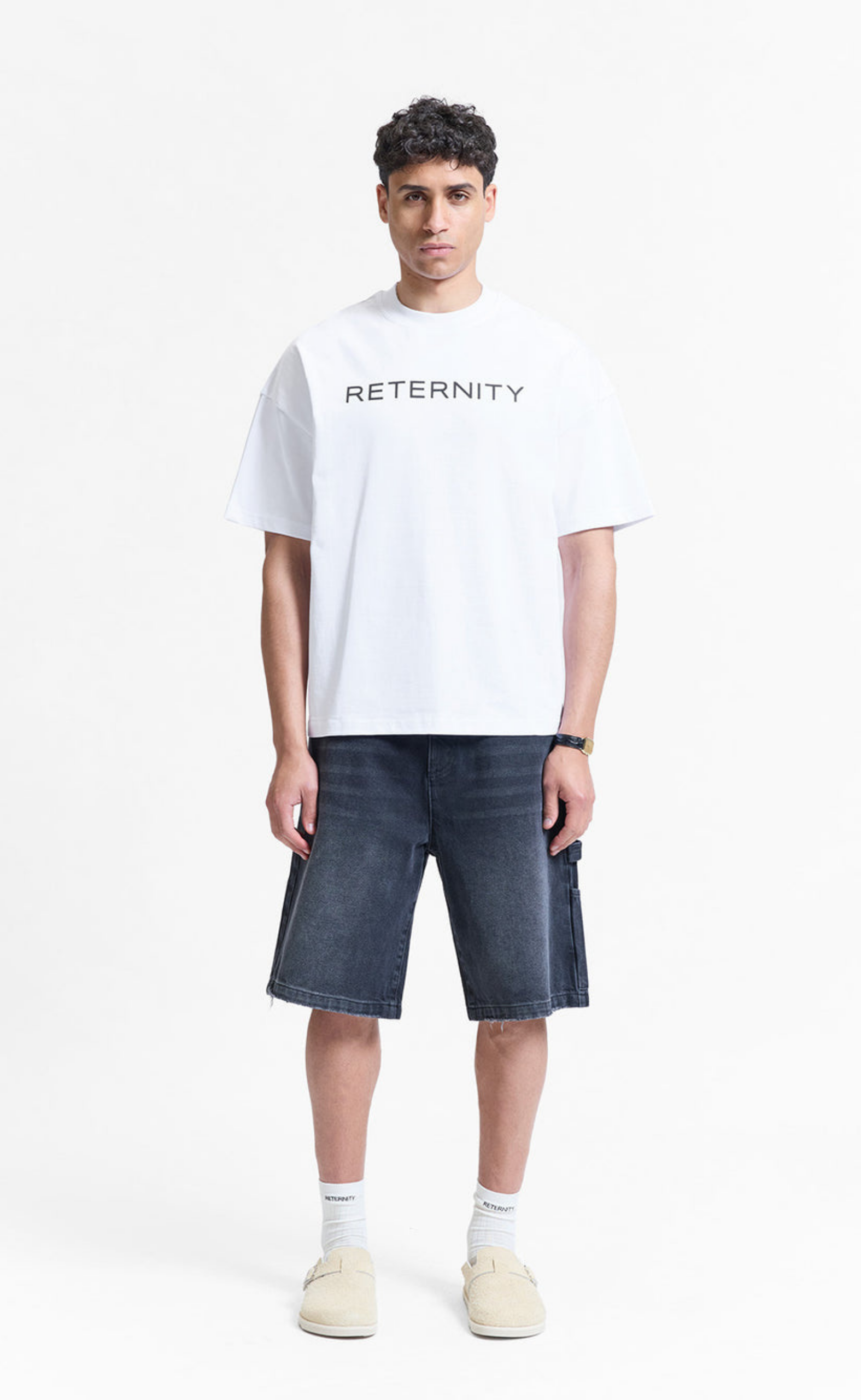 RETERNITY LOGO WHITE T-SHIRT